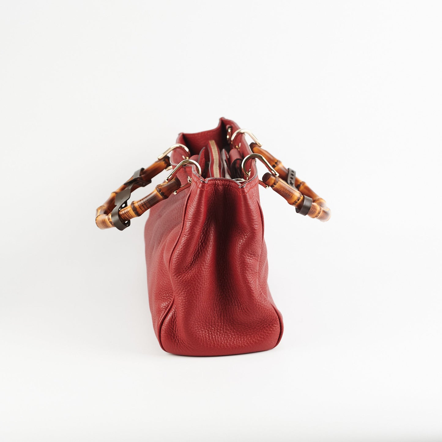 Gucci Bamboo Dark Red Medium Bag