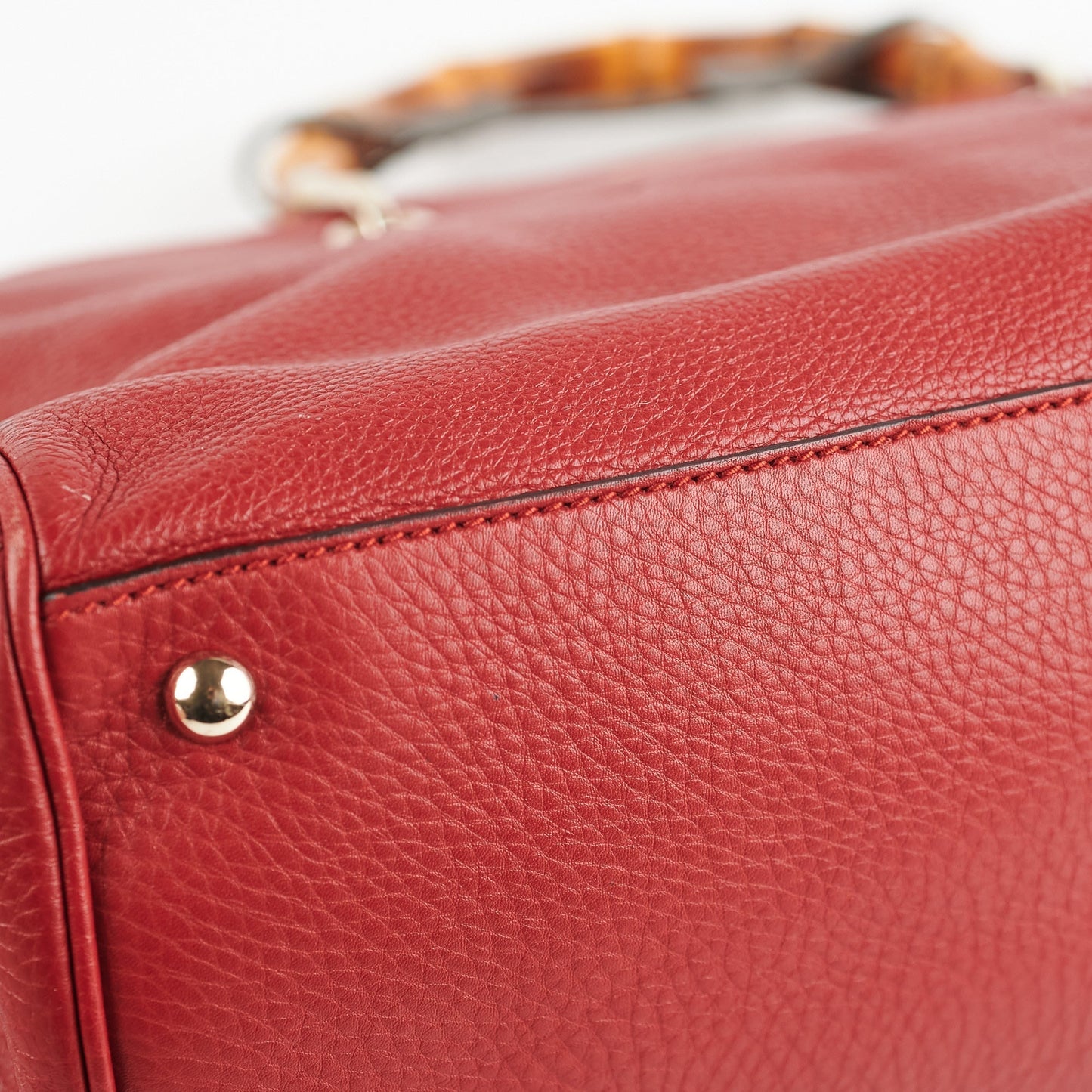 Gucci Bamboo Dark Red Medium Bag