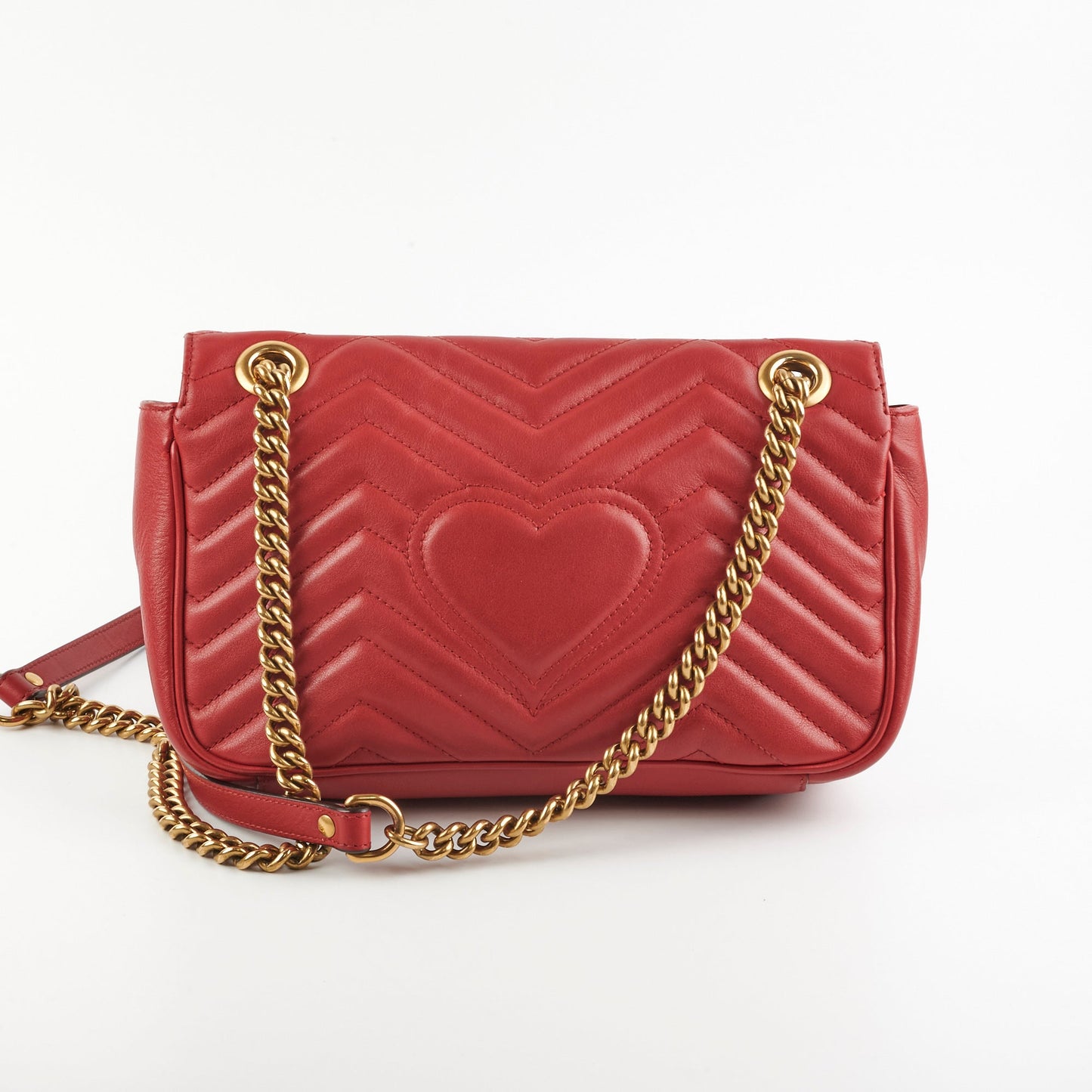 Gucci Marmont Small Red Shoulder Bag