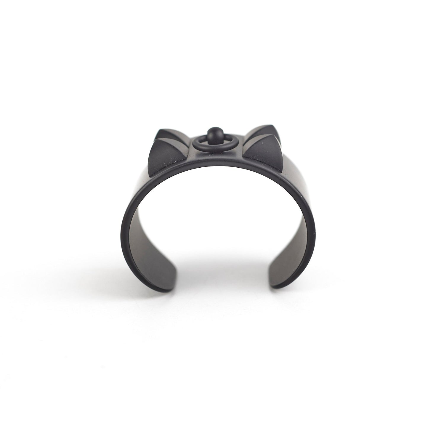 Hermes Collier De Chien Aluminium Bracelet Noir