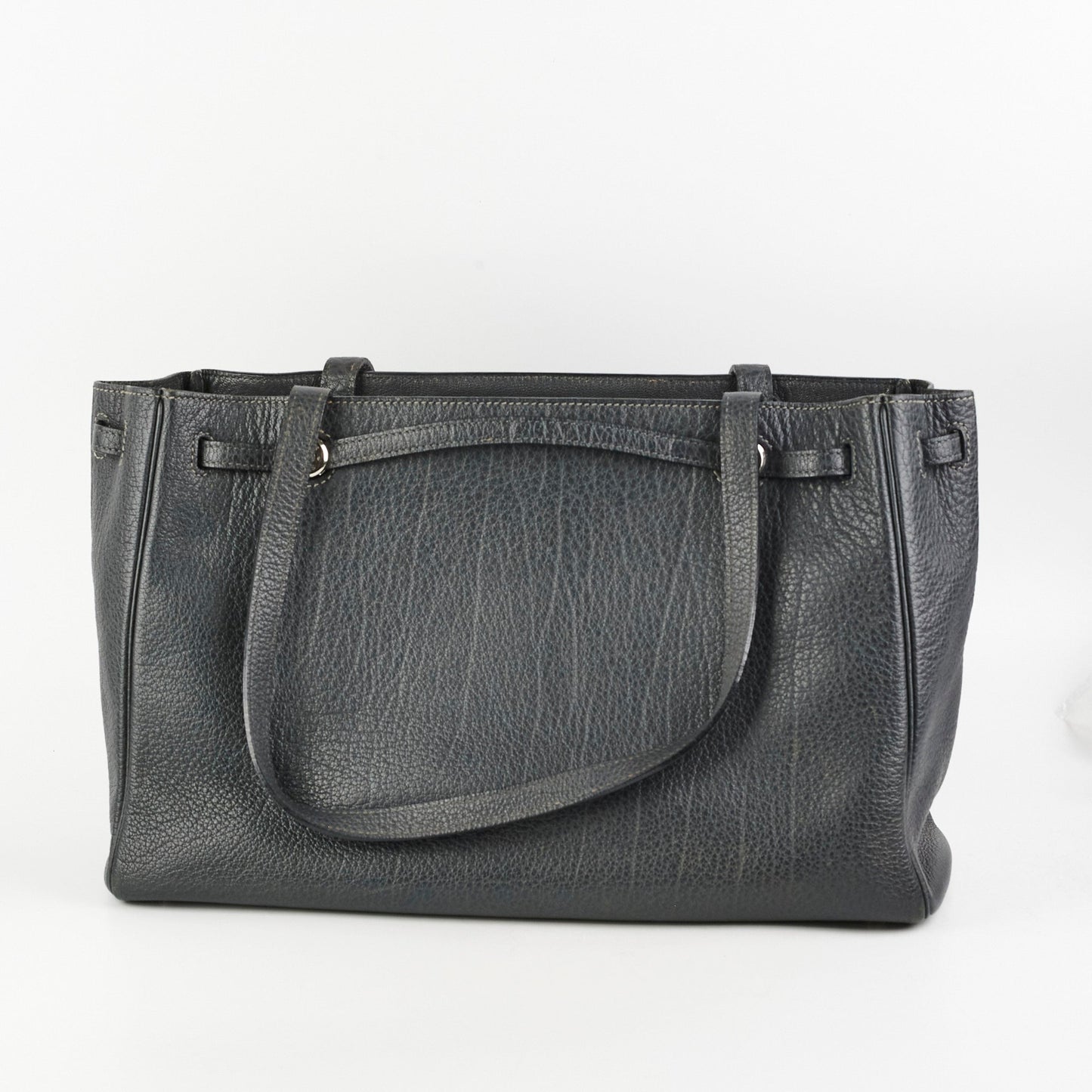 Hermes Cabana Tote Dark Grey - F Square Stamp