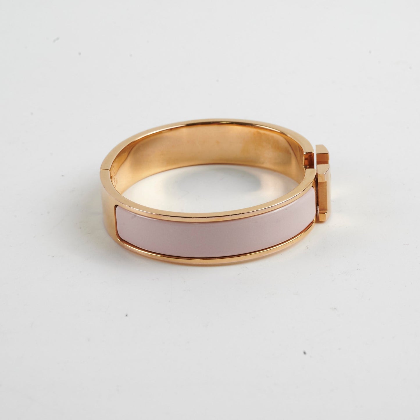 Hermes Clic H Bracelet Pink PM