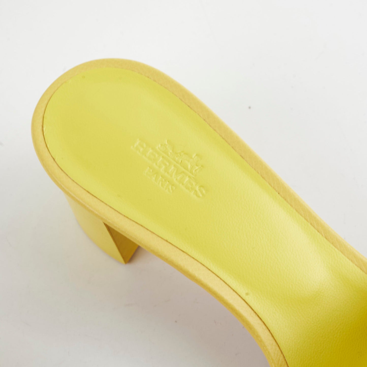 Hermes Oasis Sandals Yellow Size 38