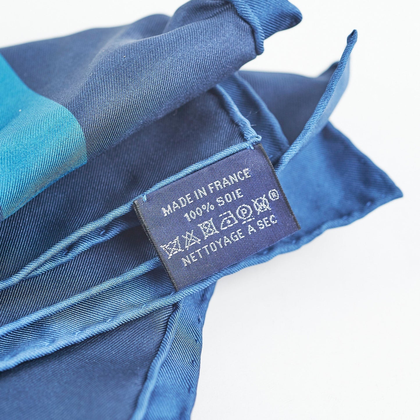 Hermes Dark Blue 90cm Square Scarf