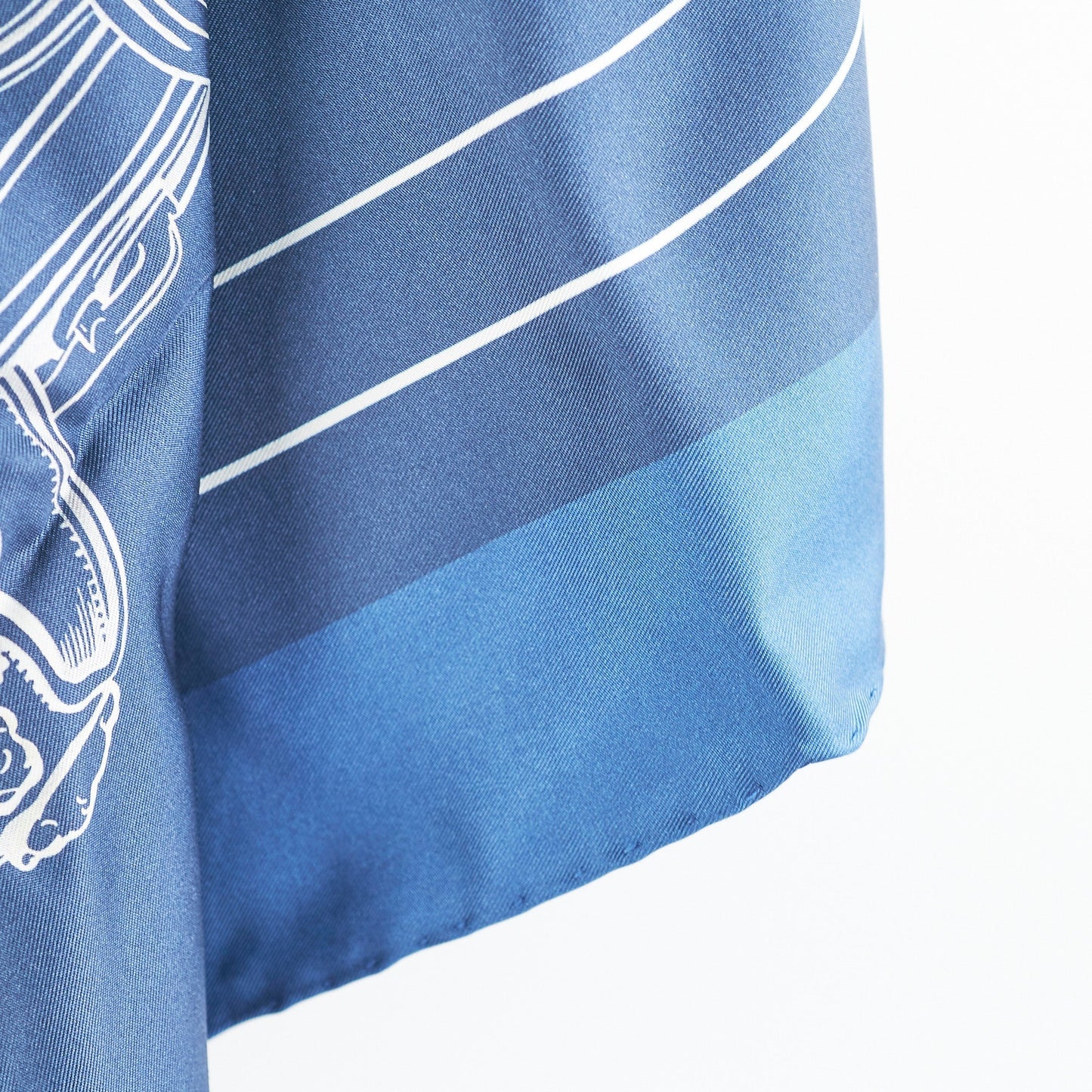 Hermes Dark Blue 90cm Square Scarf