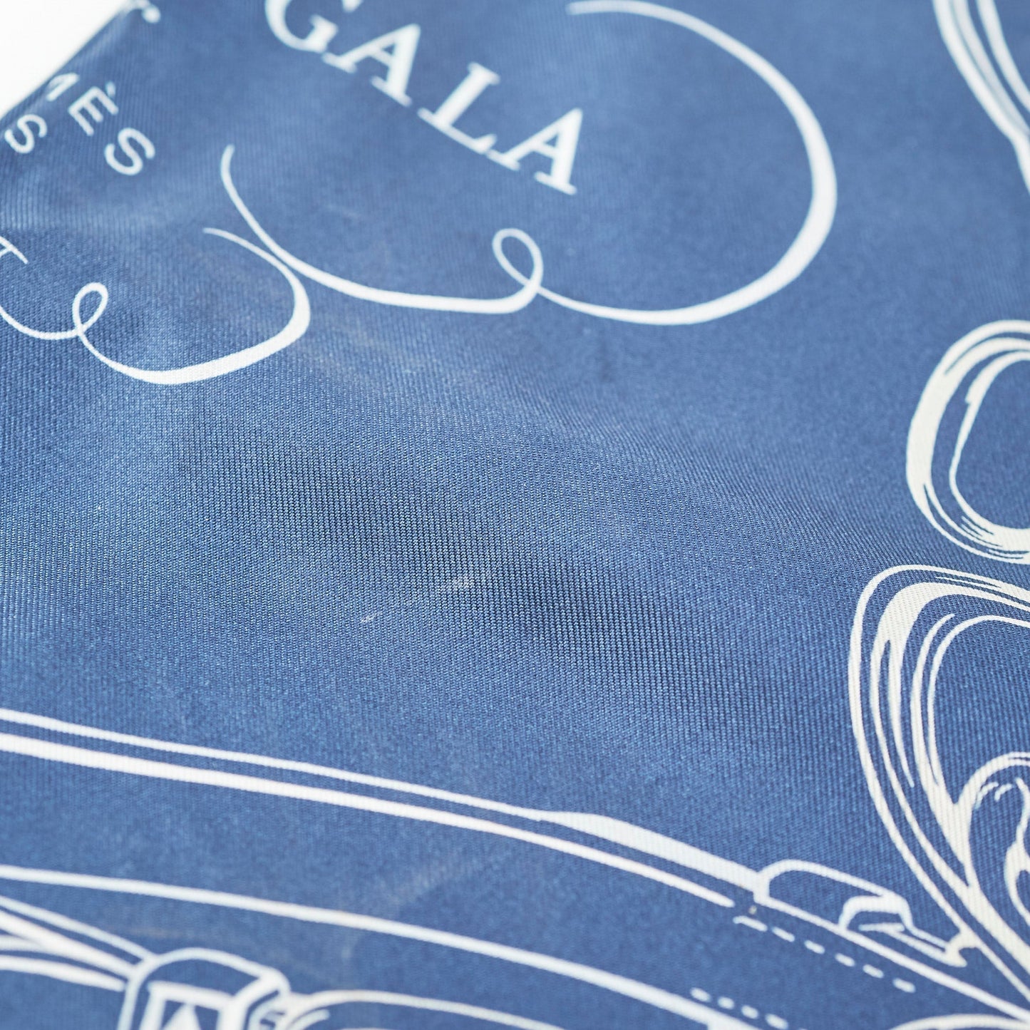 Hermes Dark Blue 90cm Square Scarf