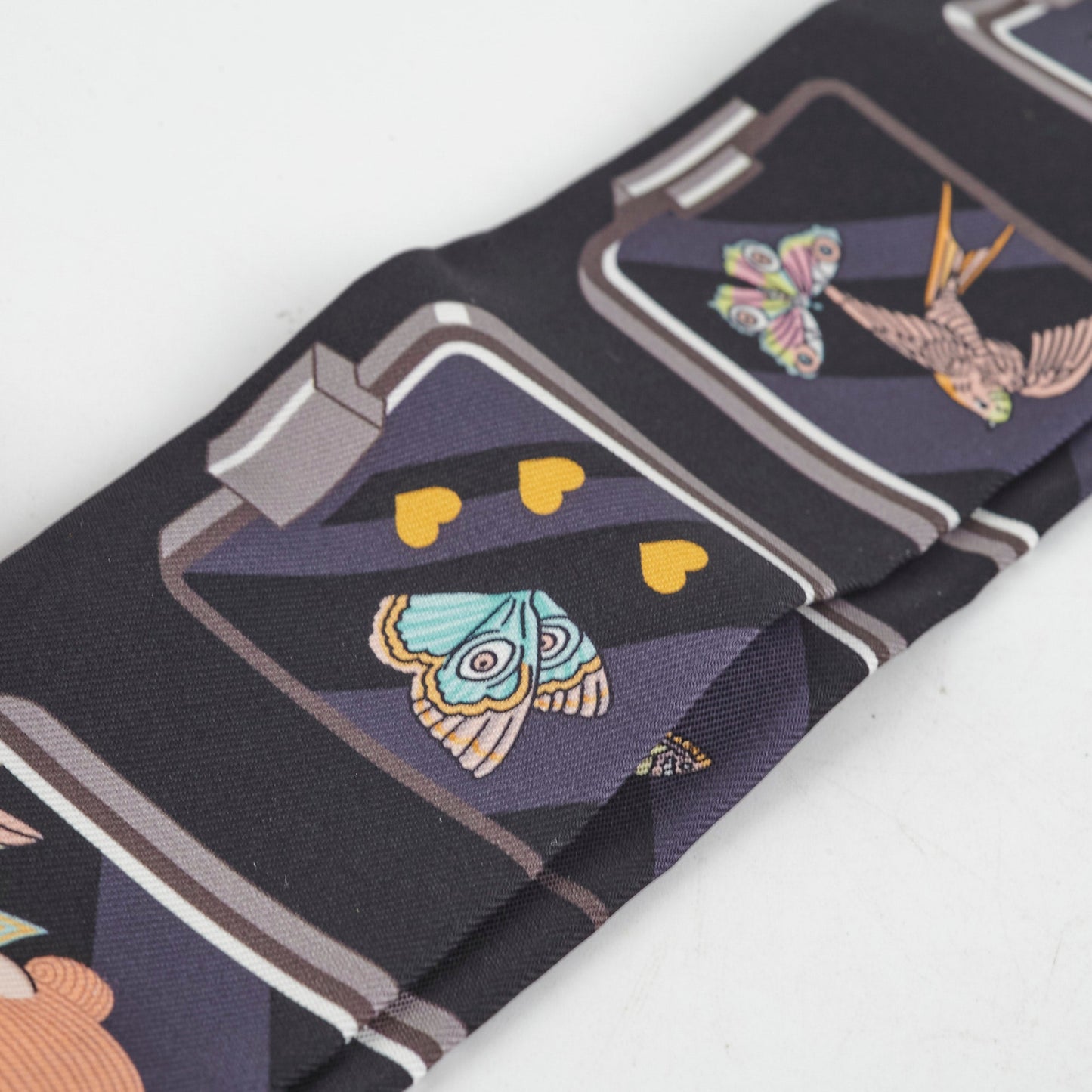 Hermes Twilly Navy/Pink