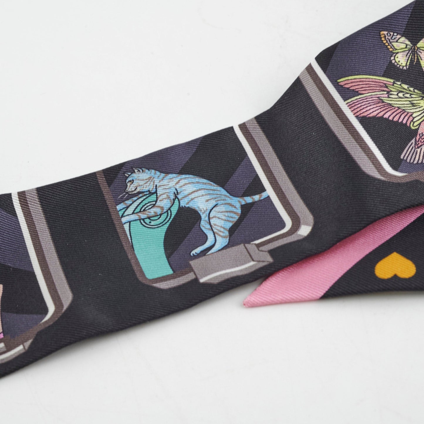 Hermes Twilly Navy/Pink