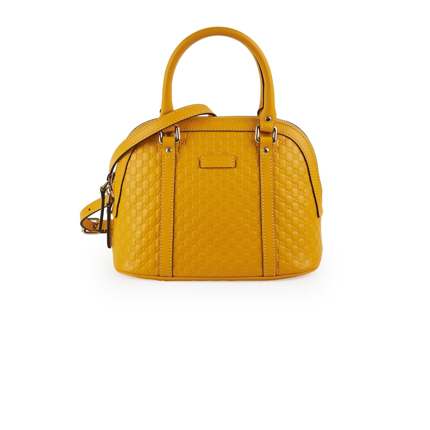 Gucci Mini Convertible Dome Satchel Yellow