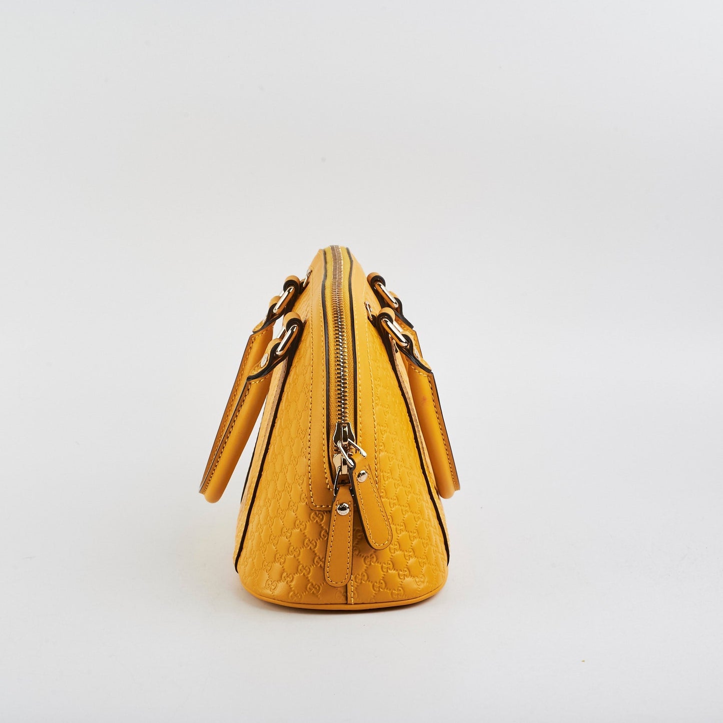 Gucci Mini Convertible Dome Satchel Yellow