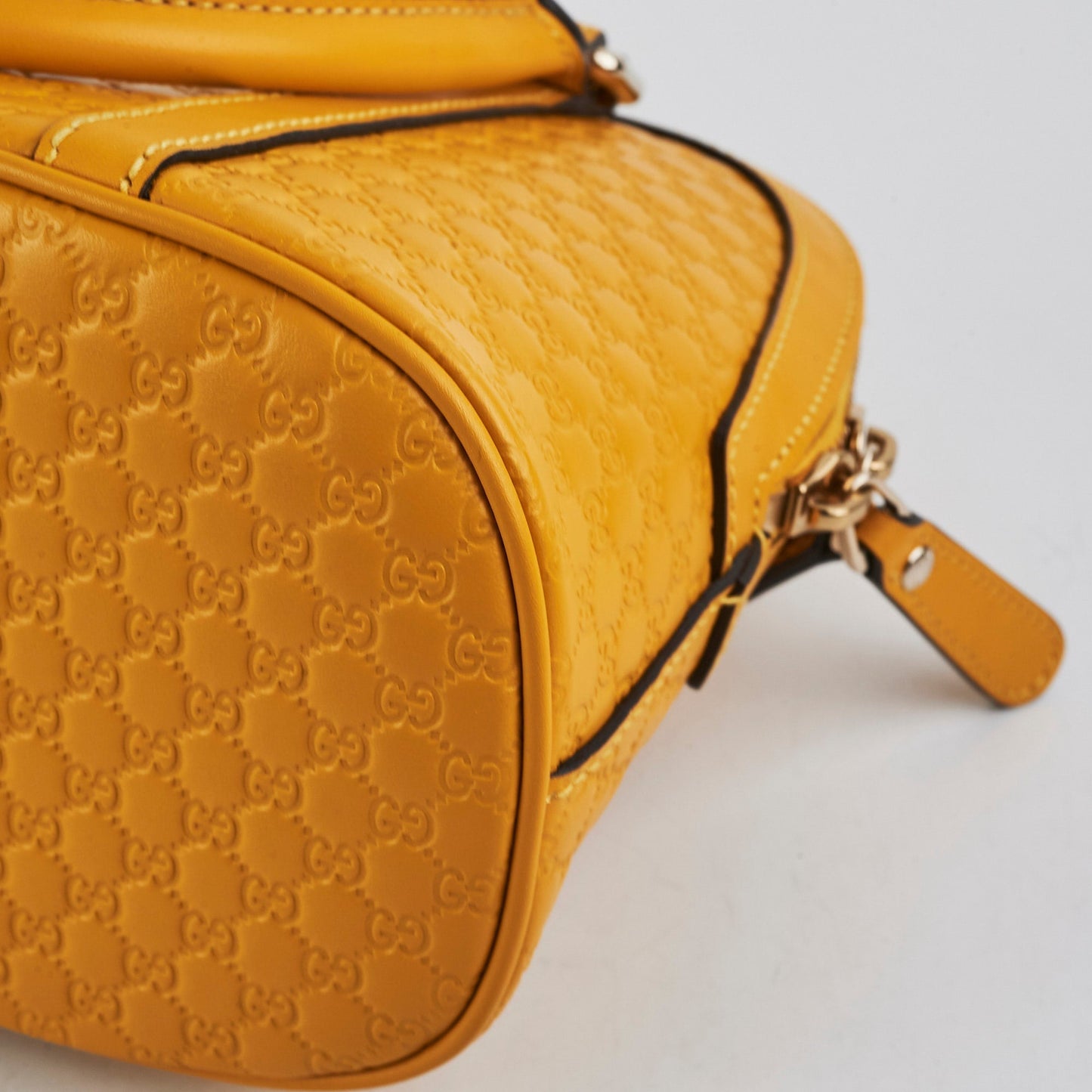Gucci Mini Convertible Dome Satchel Yellow