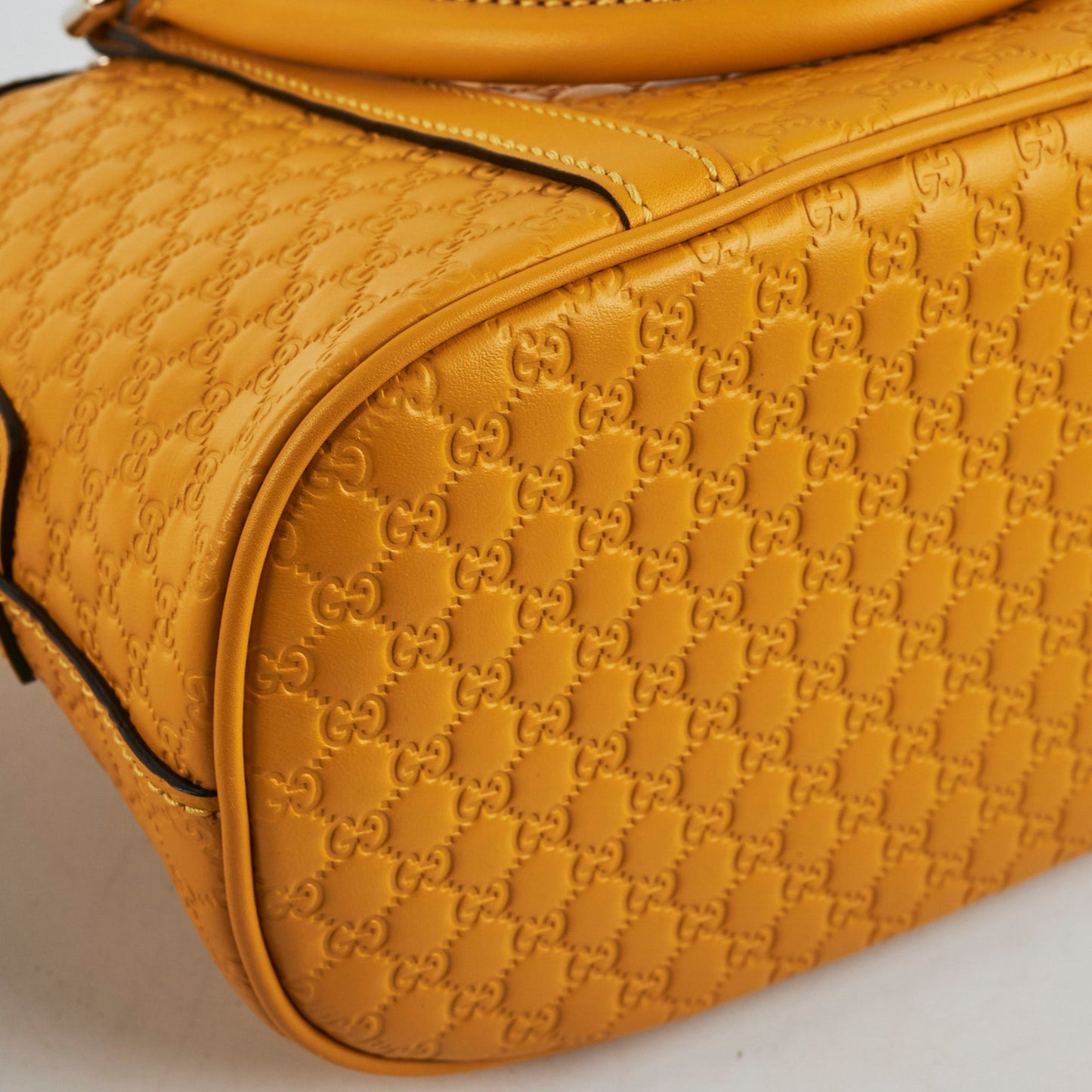 Gucci Mini Convertible Dome Satchel Yellow