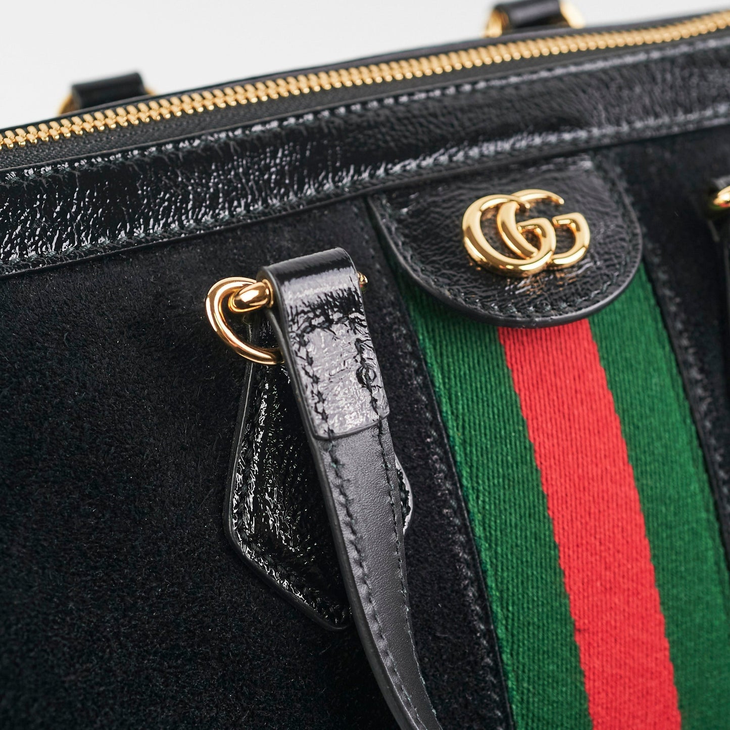 Gucci Ophidia Boston Black Top Handle