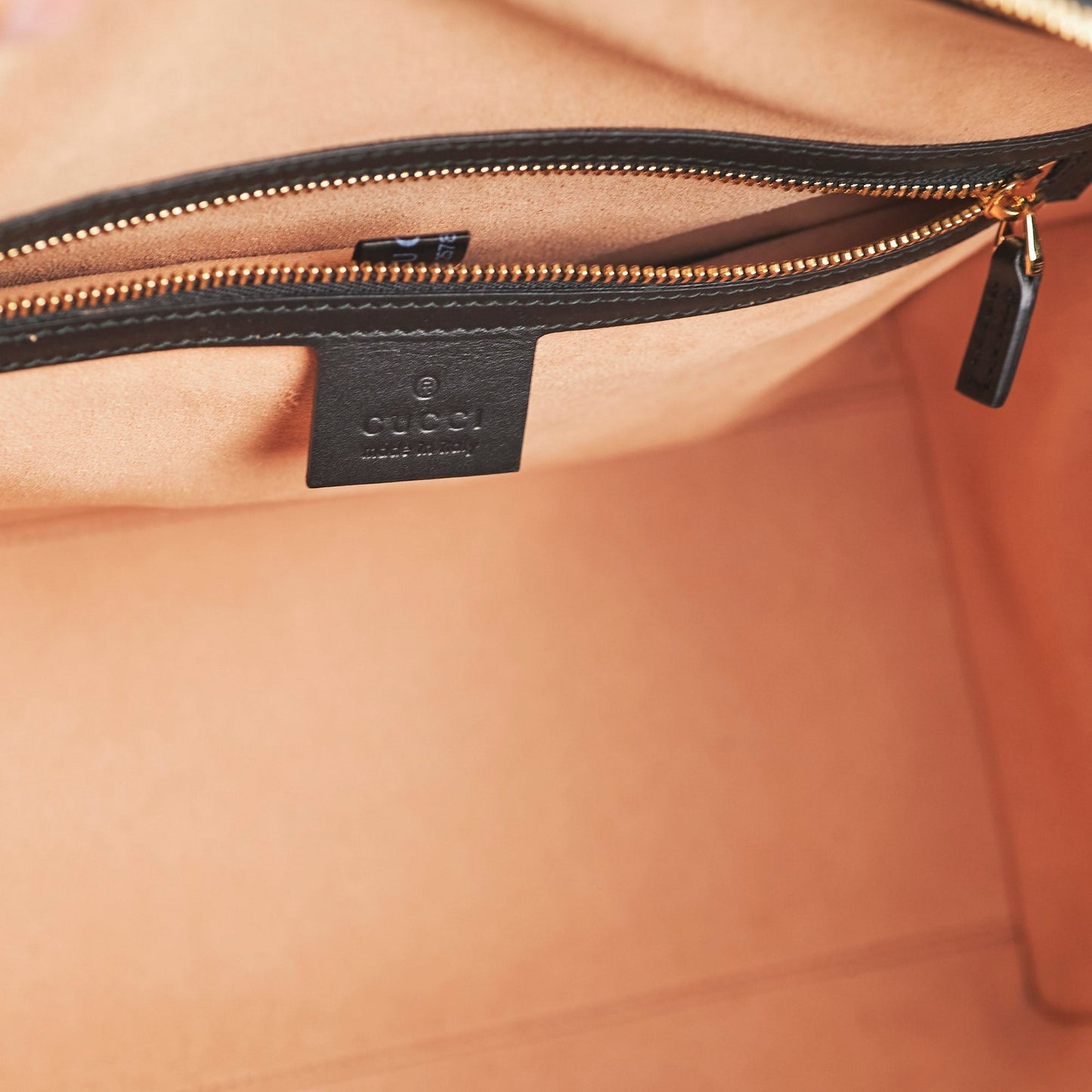 Gucci Ophidia Boston Black Top Handle