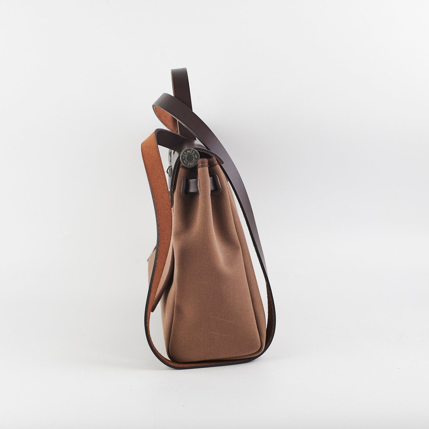 Hermes Herbag 31 Etoupe Canvas Tote