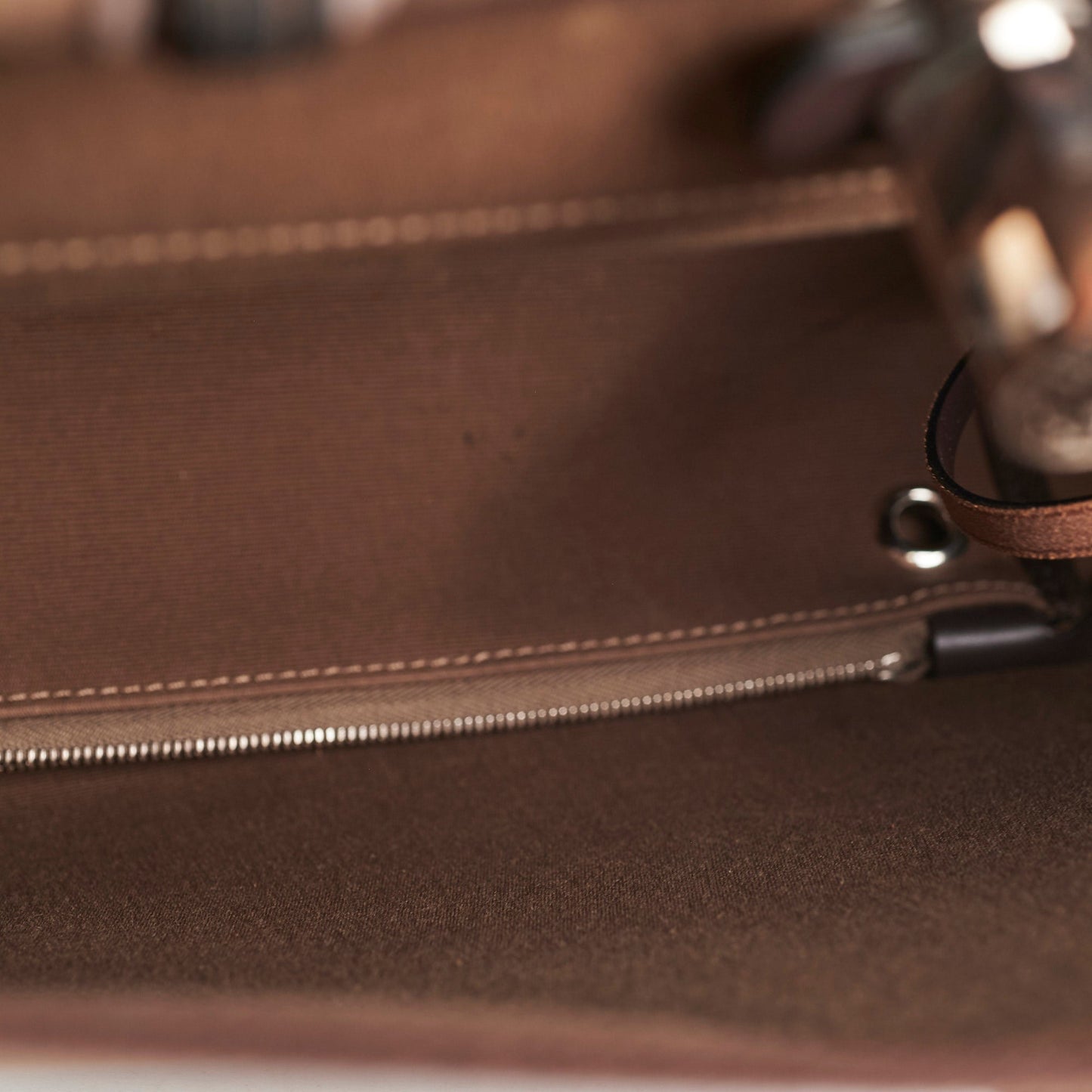 Hermes Herbag 31 Etoupe Canvas Tote