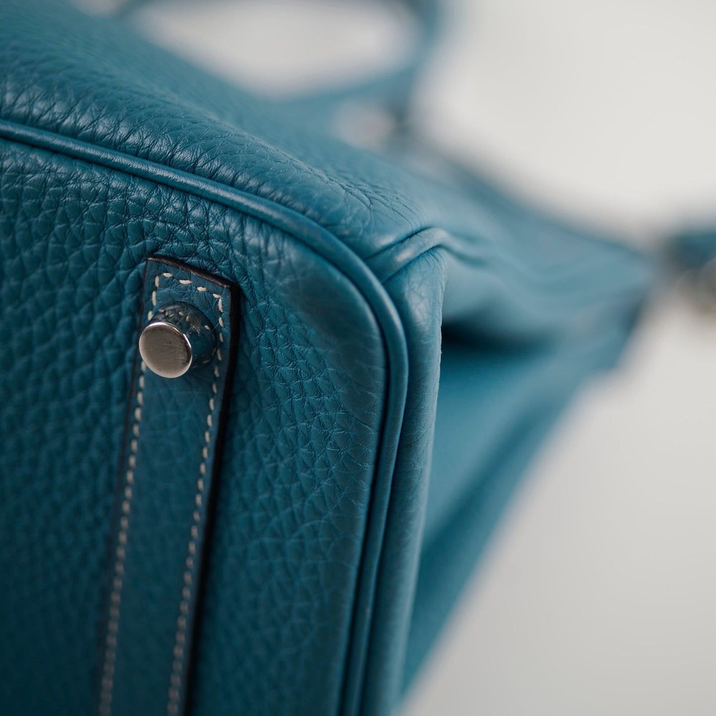 Hermes Birkin 30 Blue Jeans Togo Square R 2014