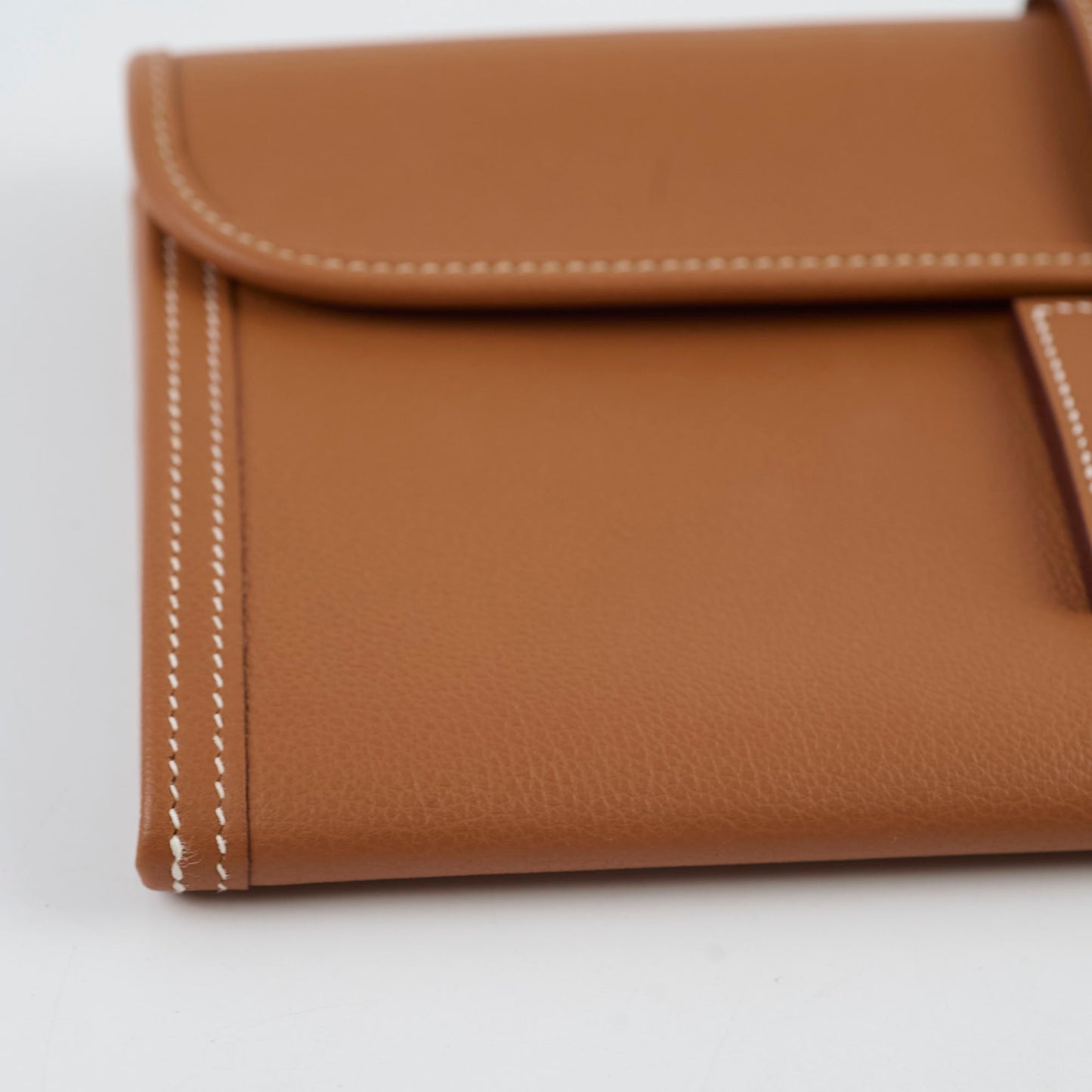 Hermes Elan Clutch Gold Swift C stamp 2018