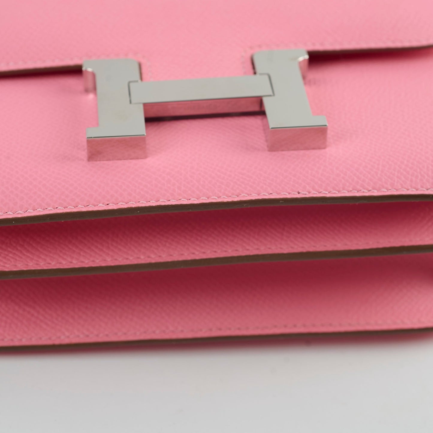 Hermes Mini Constance Azalea Y Stamp