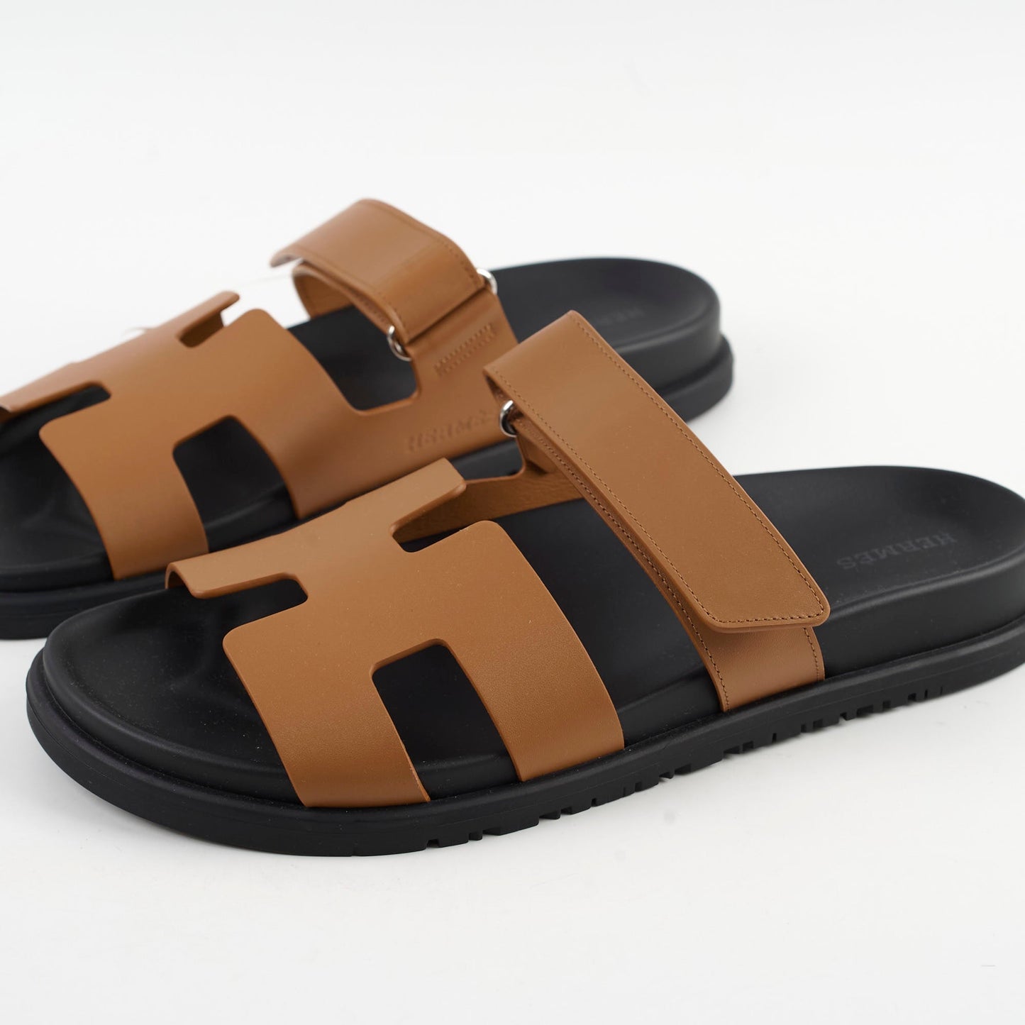 Hermes Chypre Sandal Size 40 Naturel