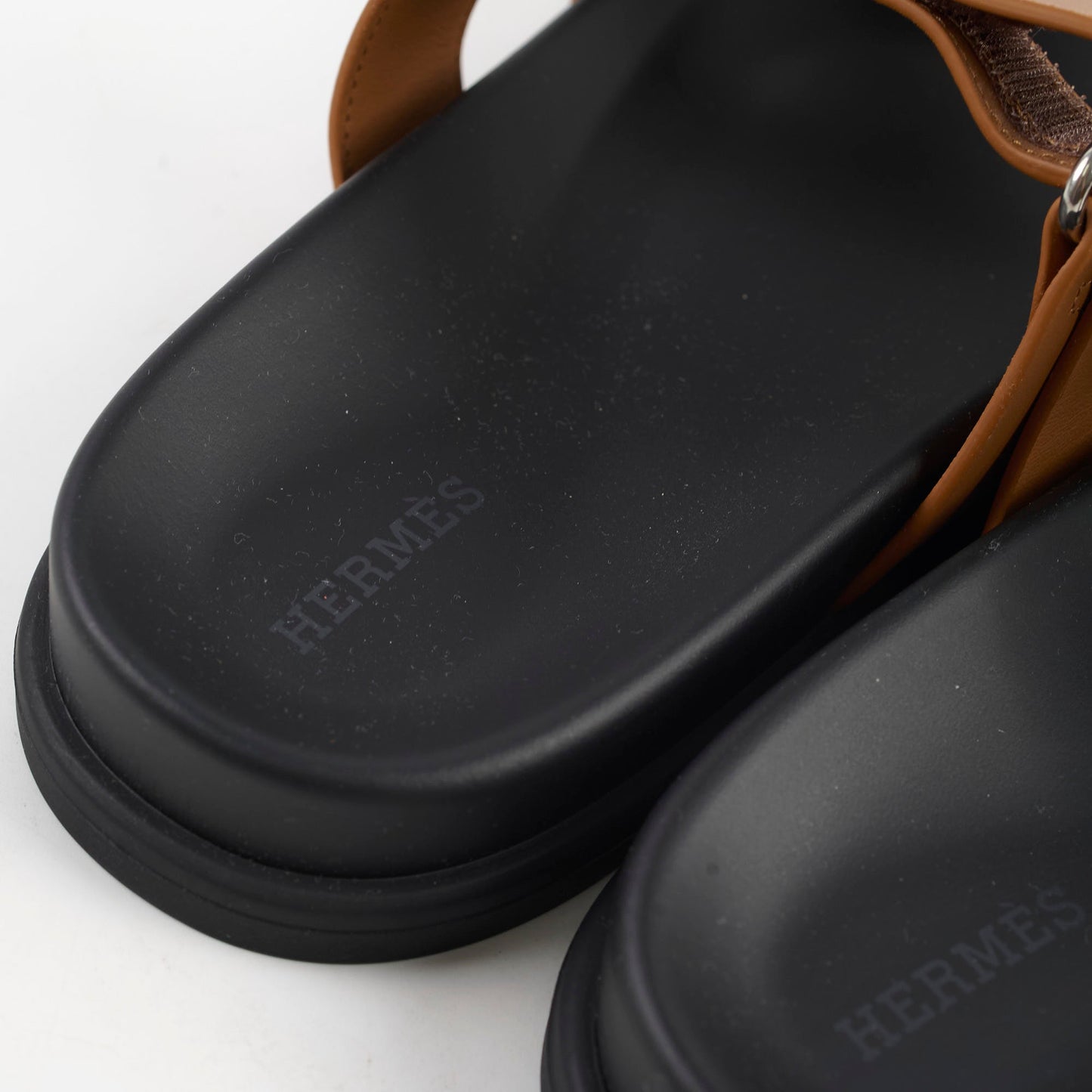 Hermes Chypre Sandal Size 40 Naturel