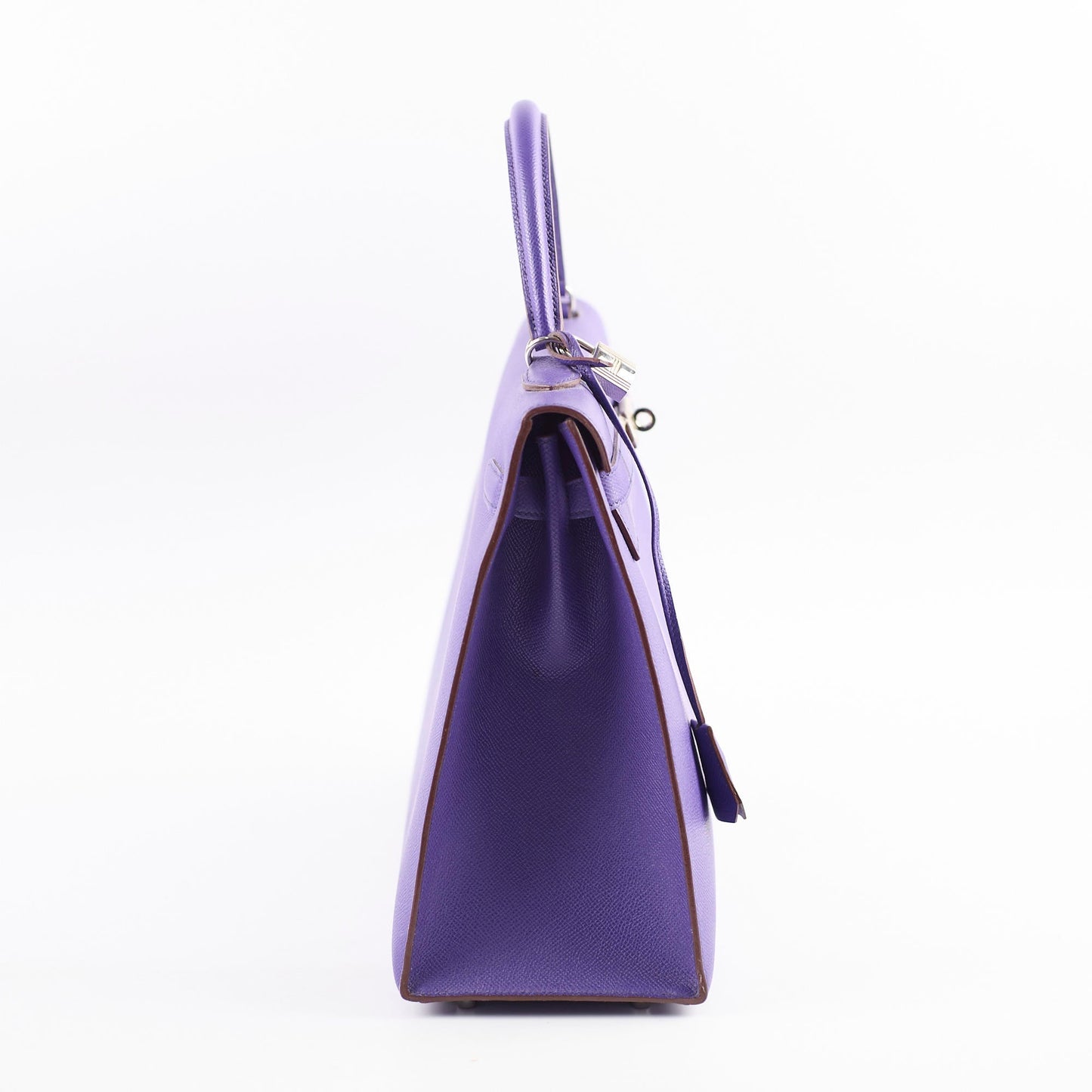 Hermes Kelly 35 Purple Epsom Square O 2011