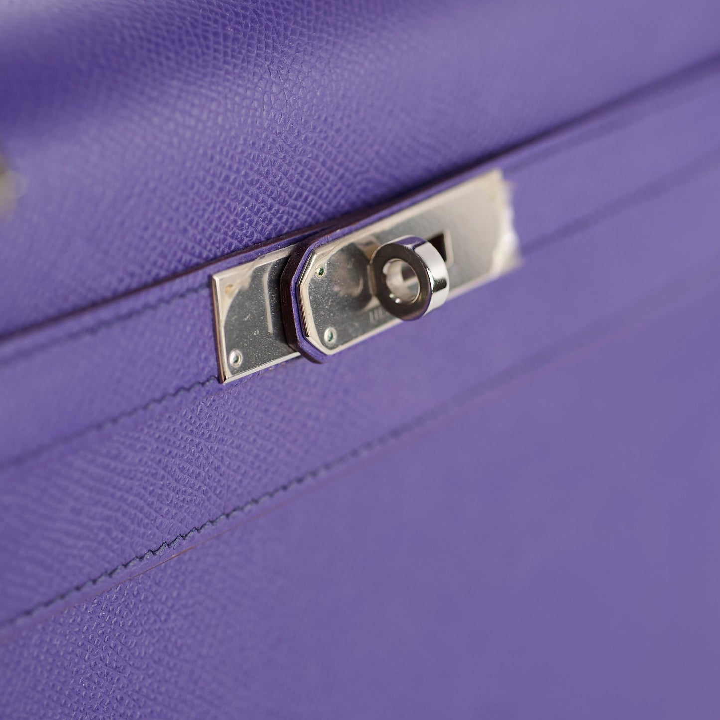 Hermes Kelly 35 Purple Epsom Square O 2011