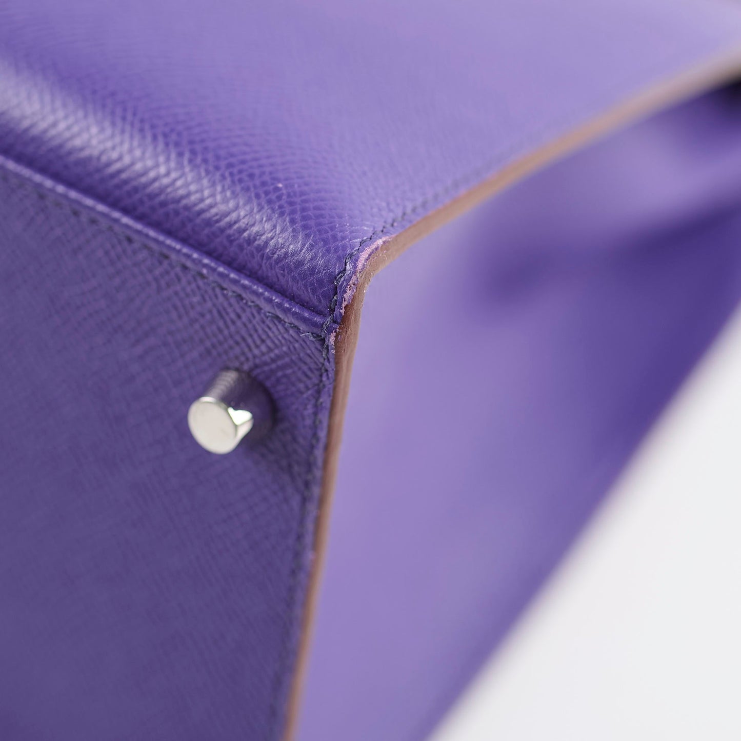 Hermes Kelly 35 Purple Epsom Square O 2011