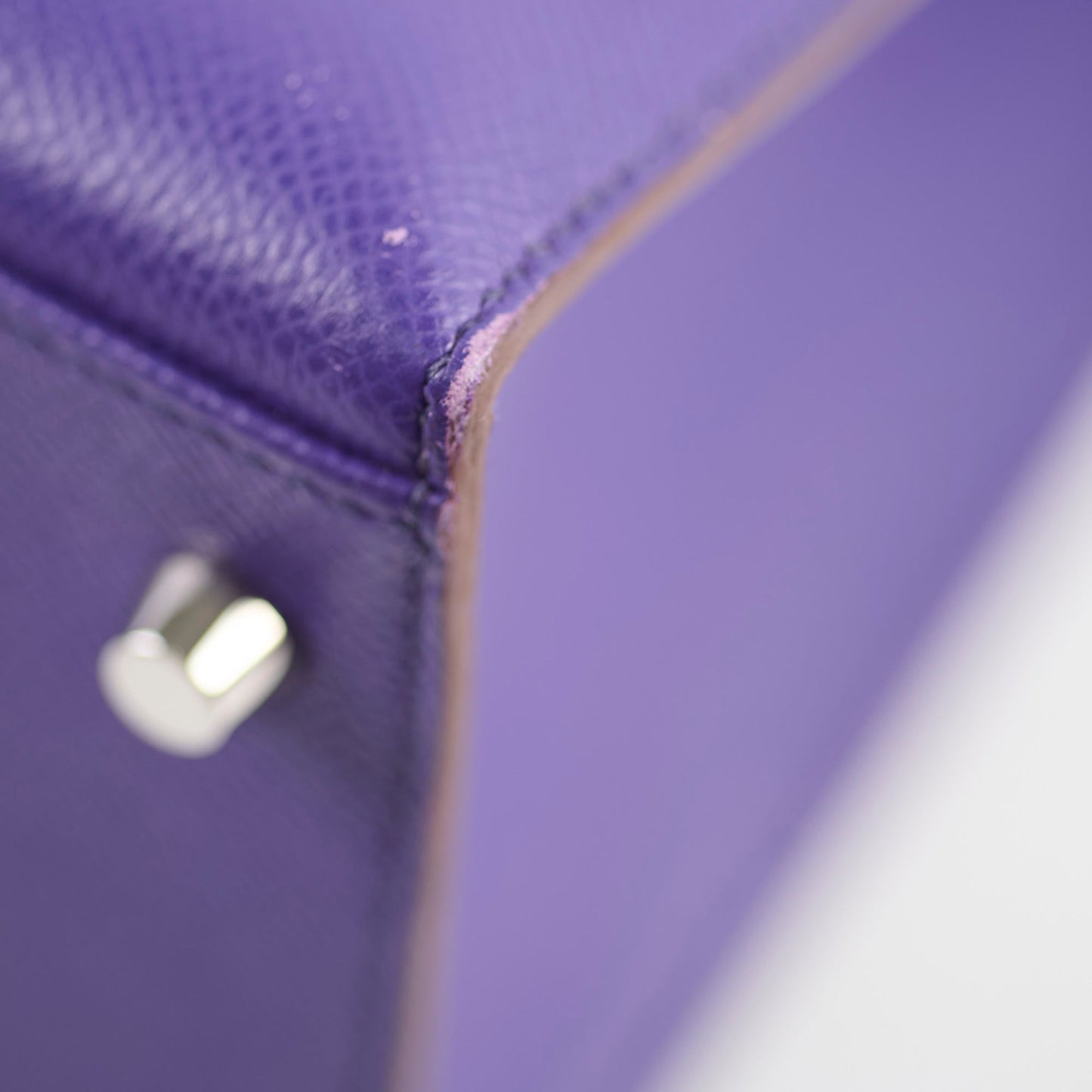 Hermes Kelly 35 Purple Epsom Square O 2011