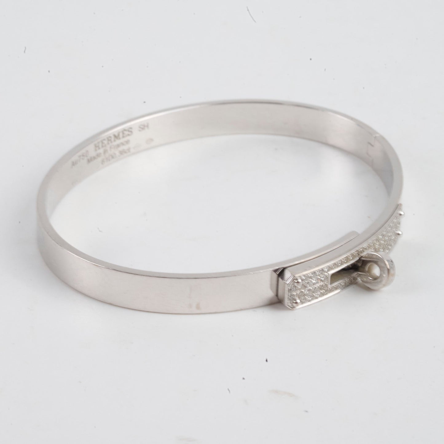 Hermes Diamond Kelly Bangle Size SH