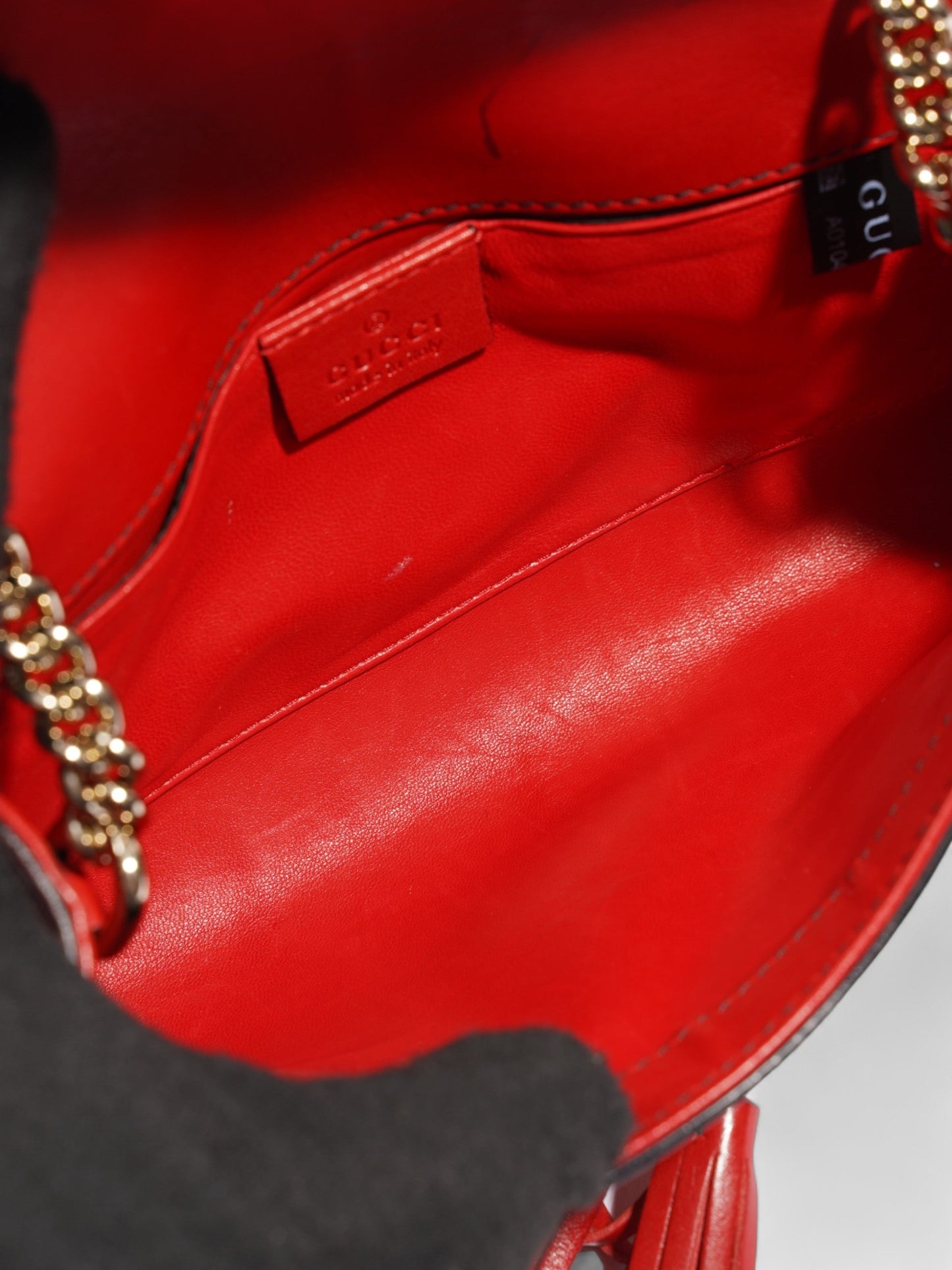 Emily Guccissima  Red Leather