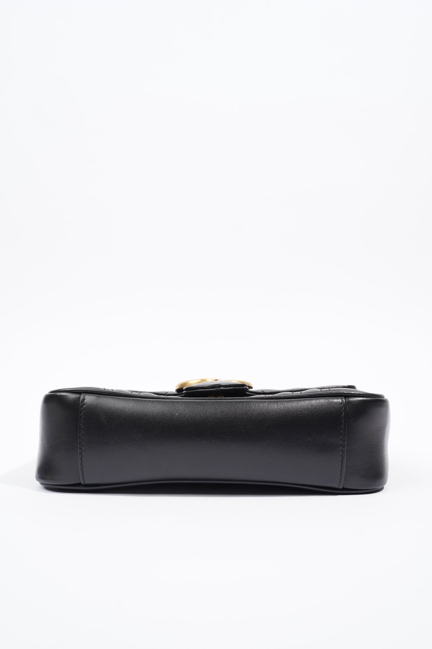 Gucci Marmont Flap Black Matelasse Leather Mini