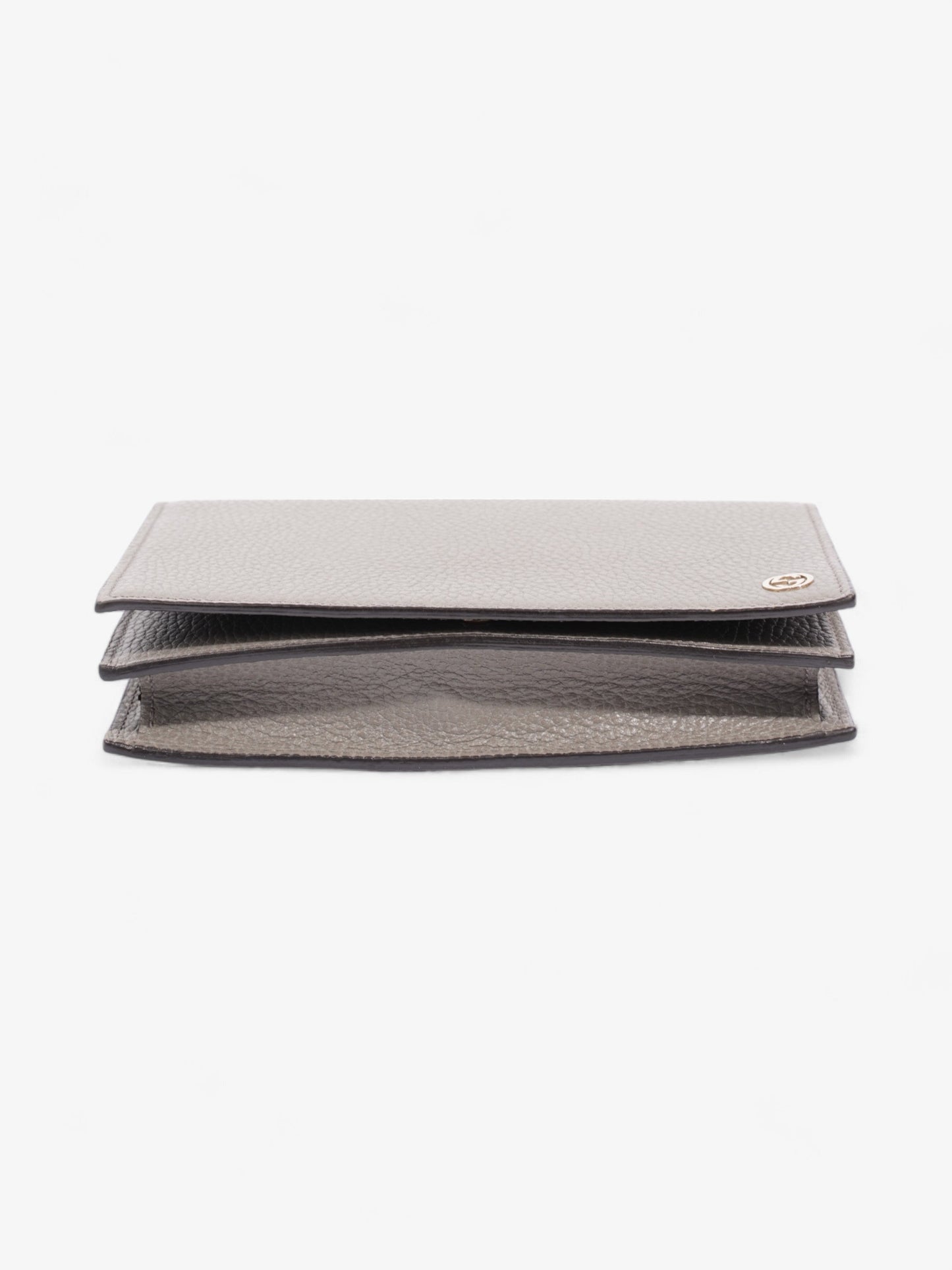 Gucci Betty Chain Wallet Grey Leather
