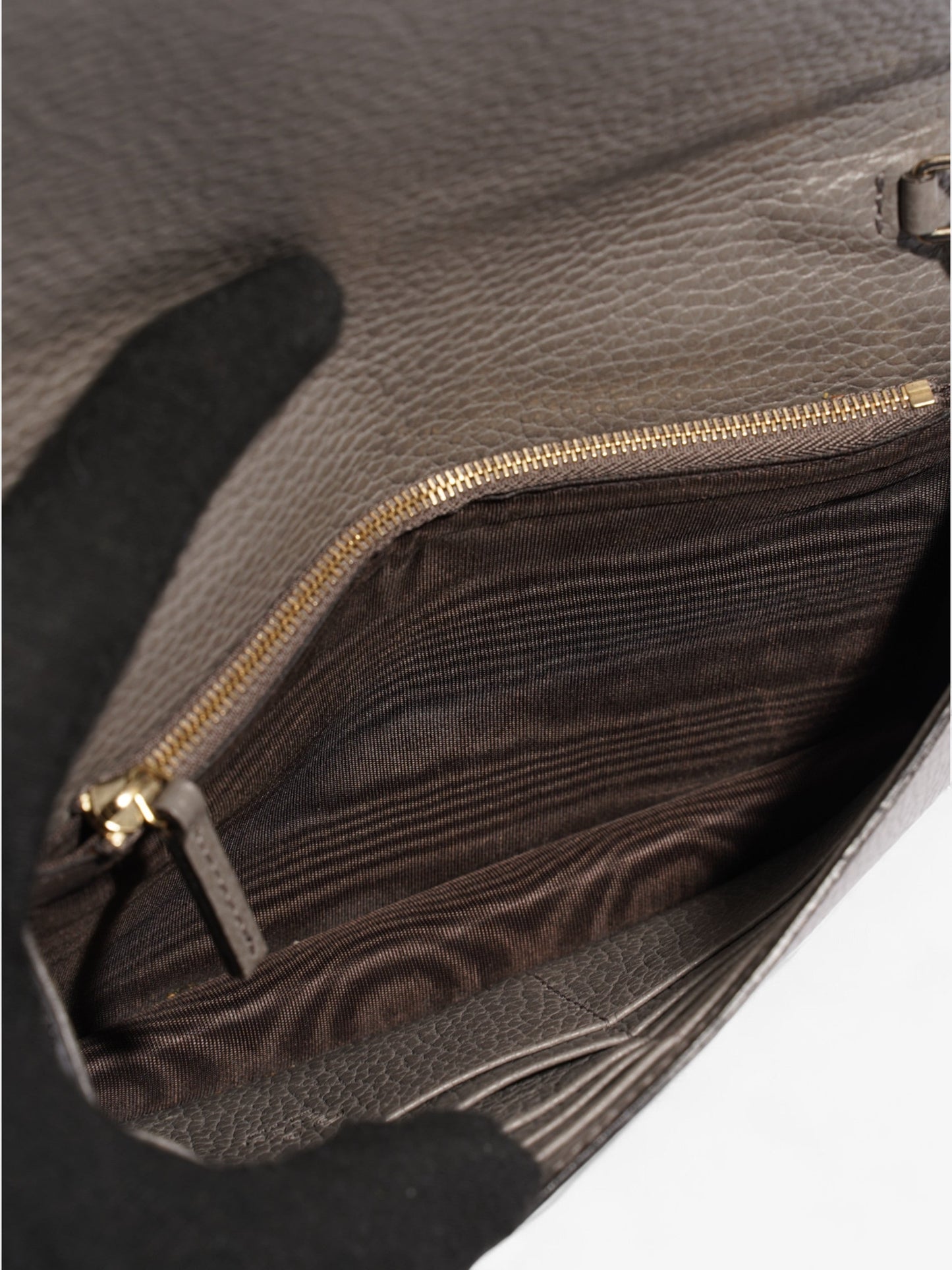 Gucci Betty Chain Wallet Grey Leather