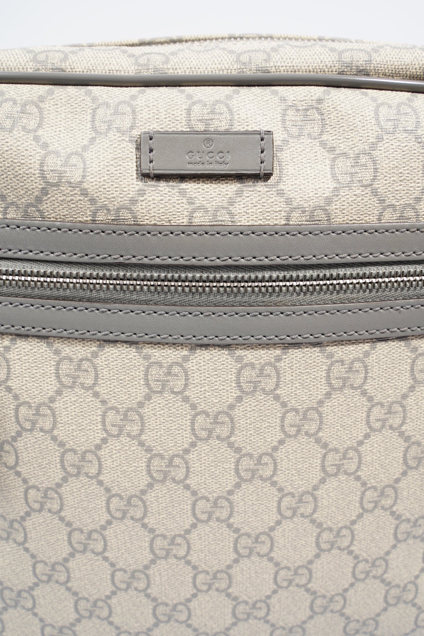 Gucci Messenger Bag Beige / Grey Canvas