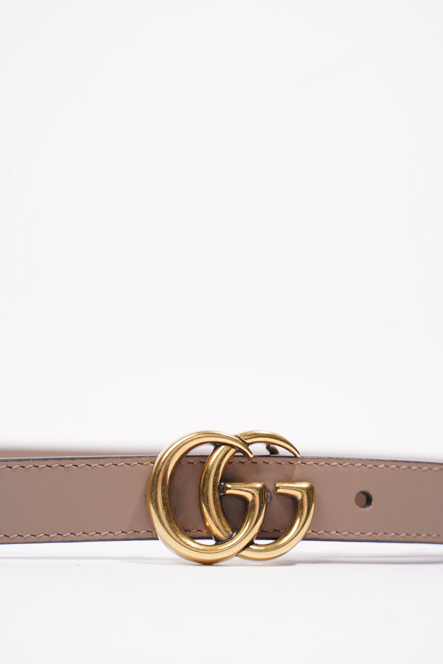 Gucci Marmont Belt Mauve Leather 85cm