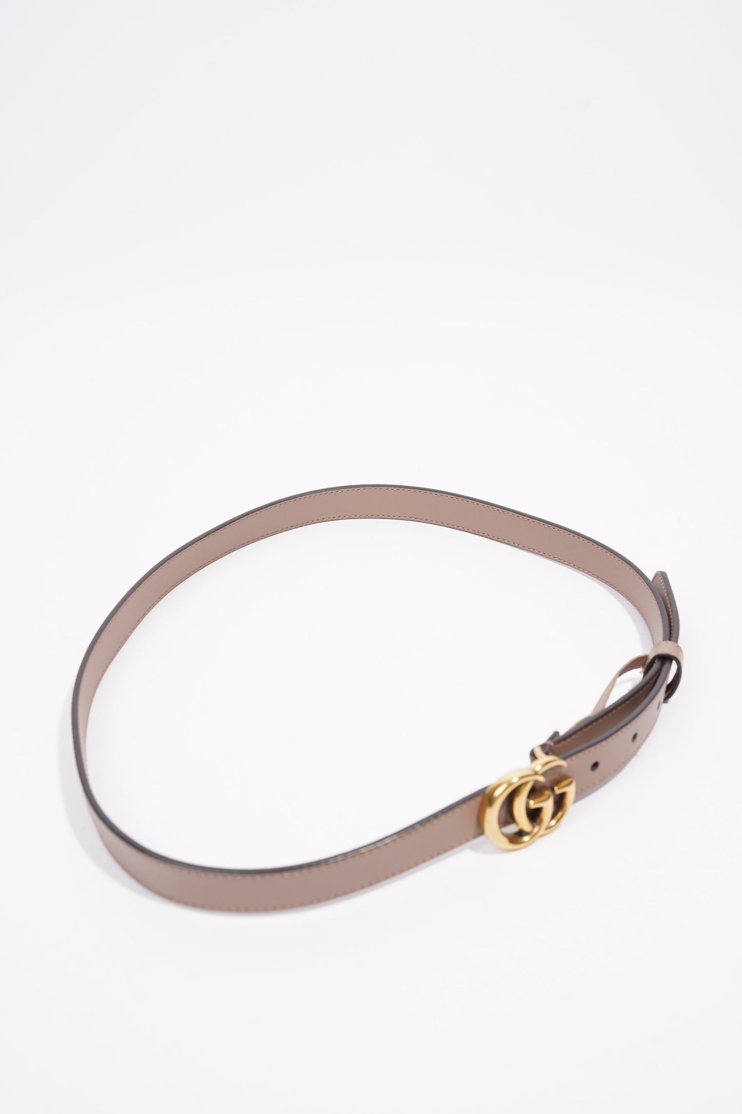 Gucci Marmont Belt Mauve Leather 85cm