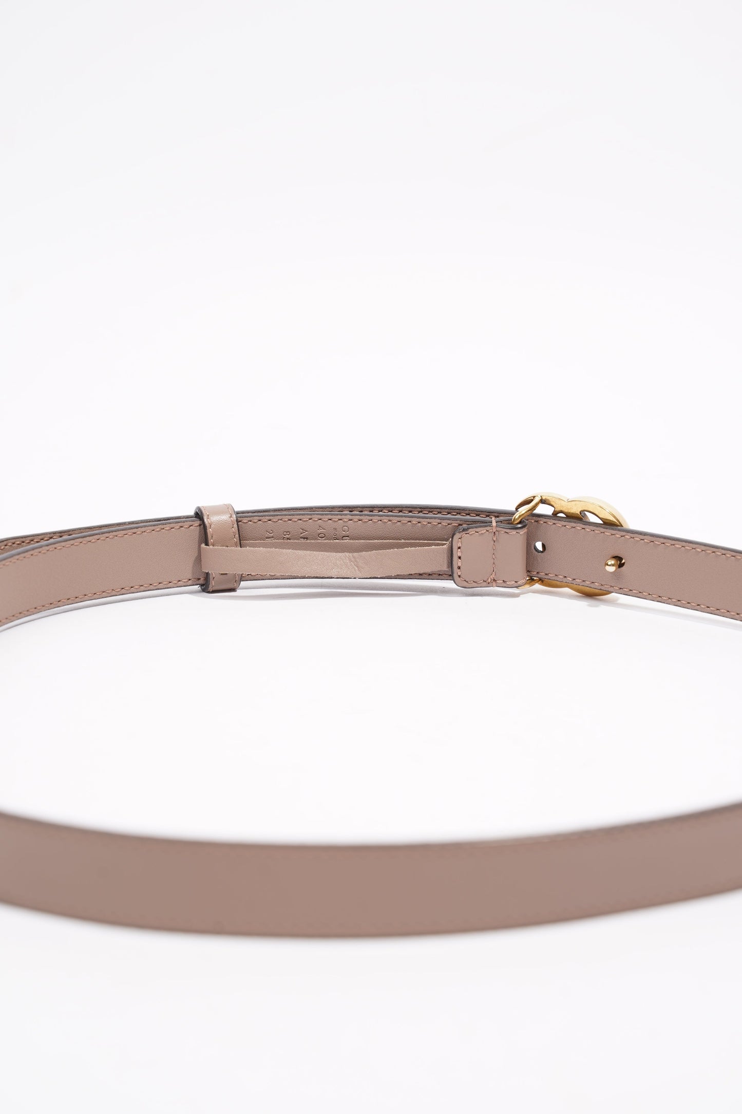 Gucci Marmont Belt Mauve Leather 85cm