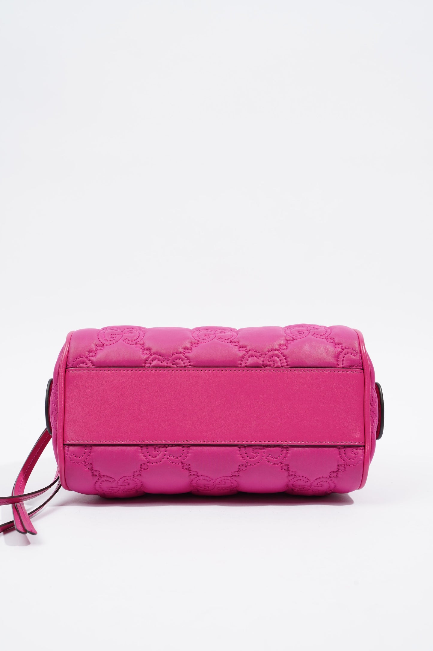 Gucci Bowler Bag Pink Leather Mini