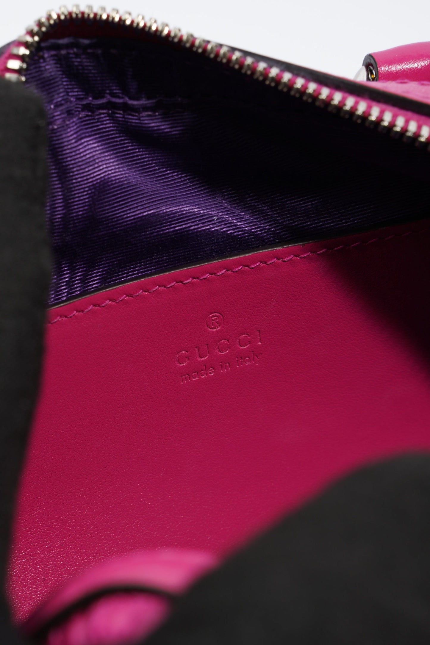 Gucci Bowler Bag Pink Leather Mini