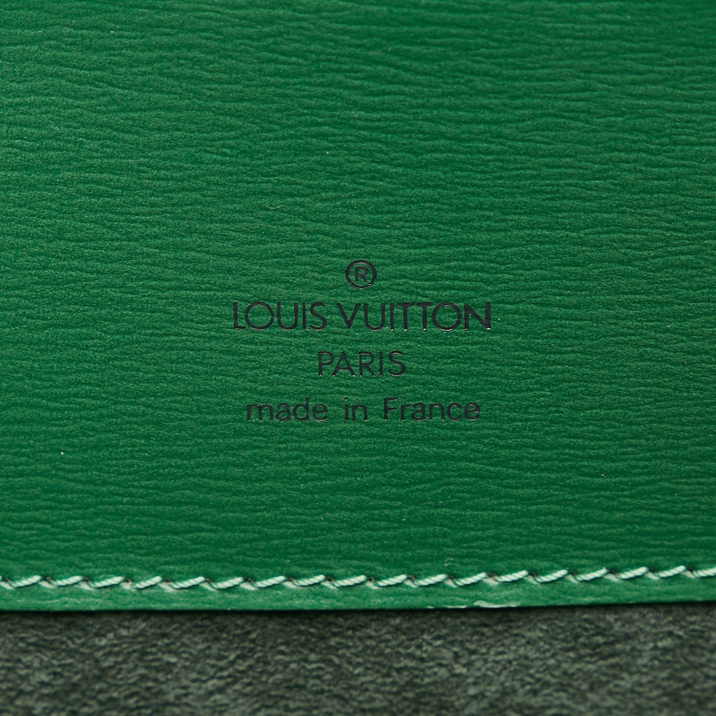Louis Vuitton Cluny Green Epi
