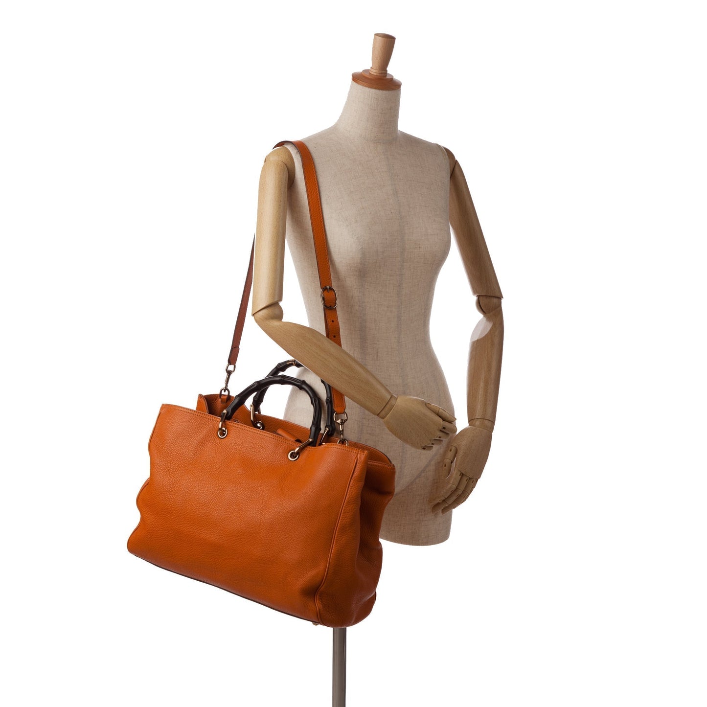 Gucci Bamboo Shopper Large Orange