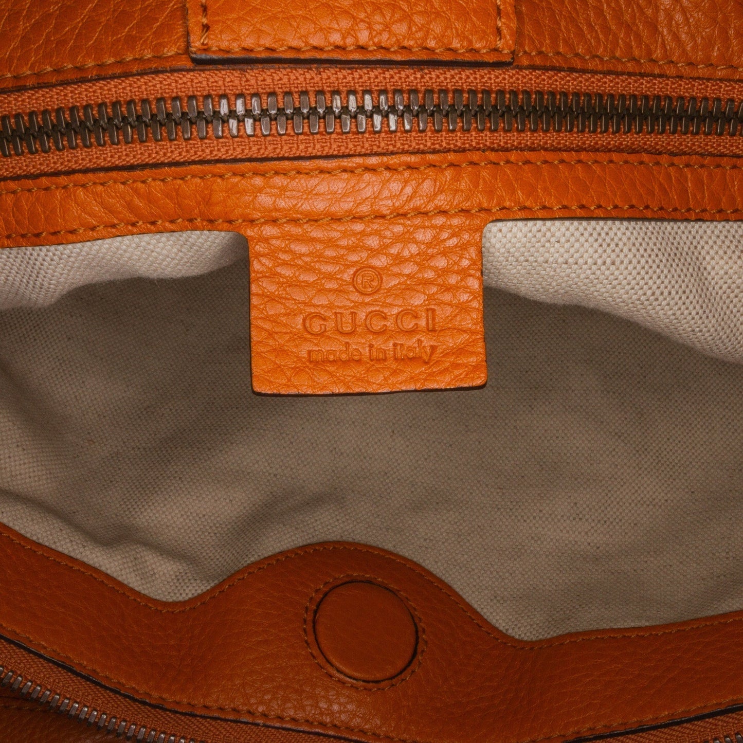 Gucci Bamboo Shopper Large Orange