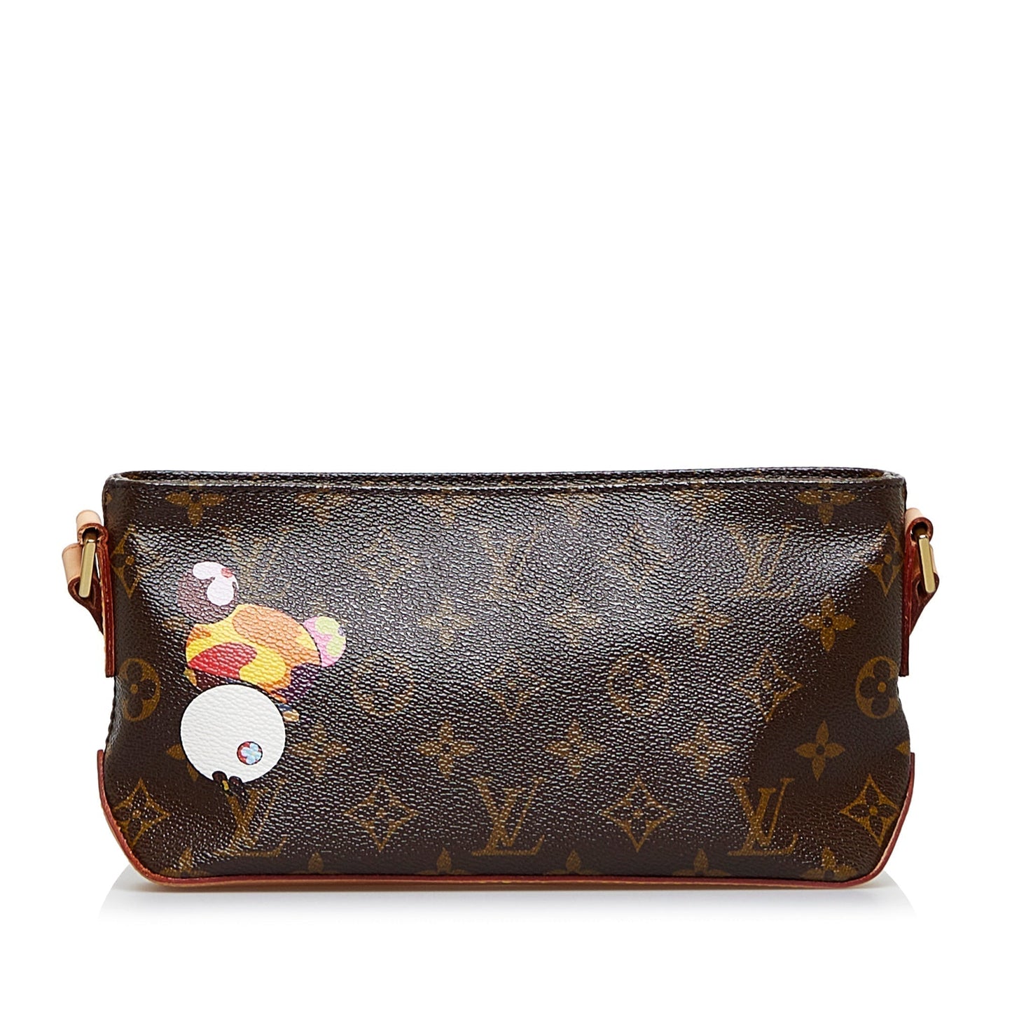 Brown Louis Vuitton x Takashi Murakami Monogram Panda Trotteur