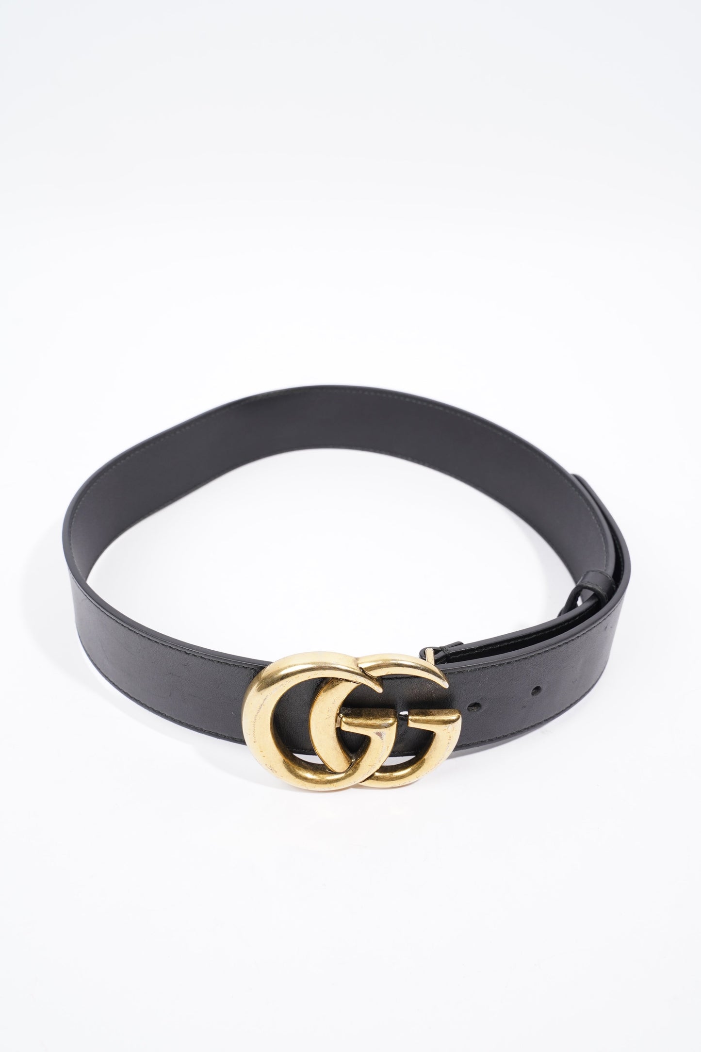 Gucci Marmont Belt Black Leather 70cm 28"