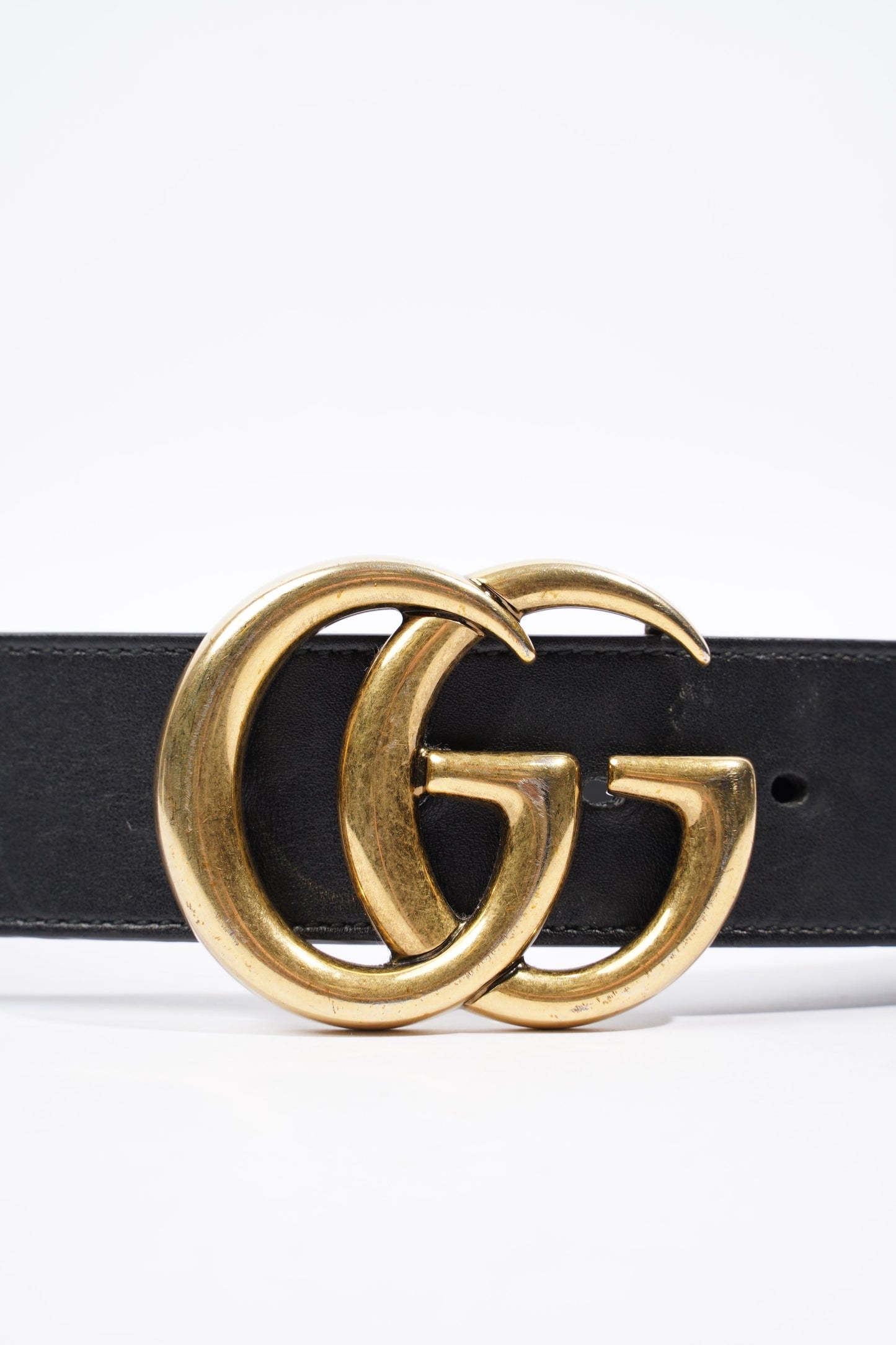 Gucci Marmont Belt Black Leather 70cm 28"