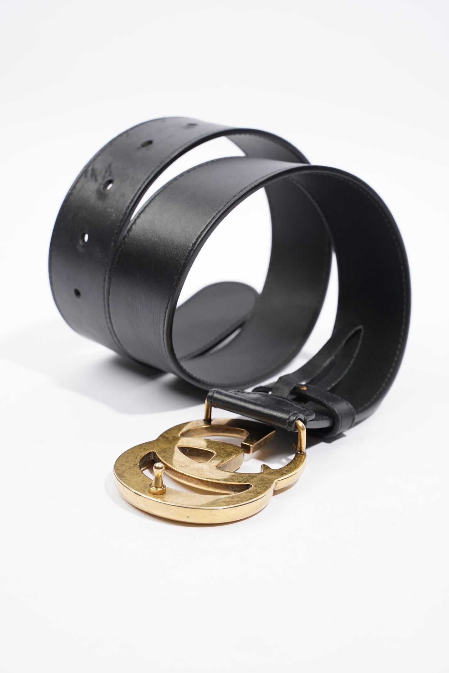 Gucci Marmont Belt Black Leather 70cm 28"