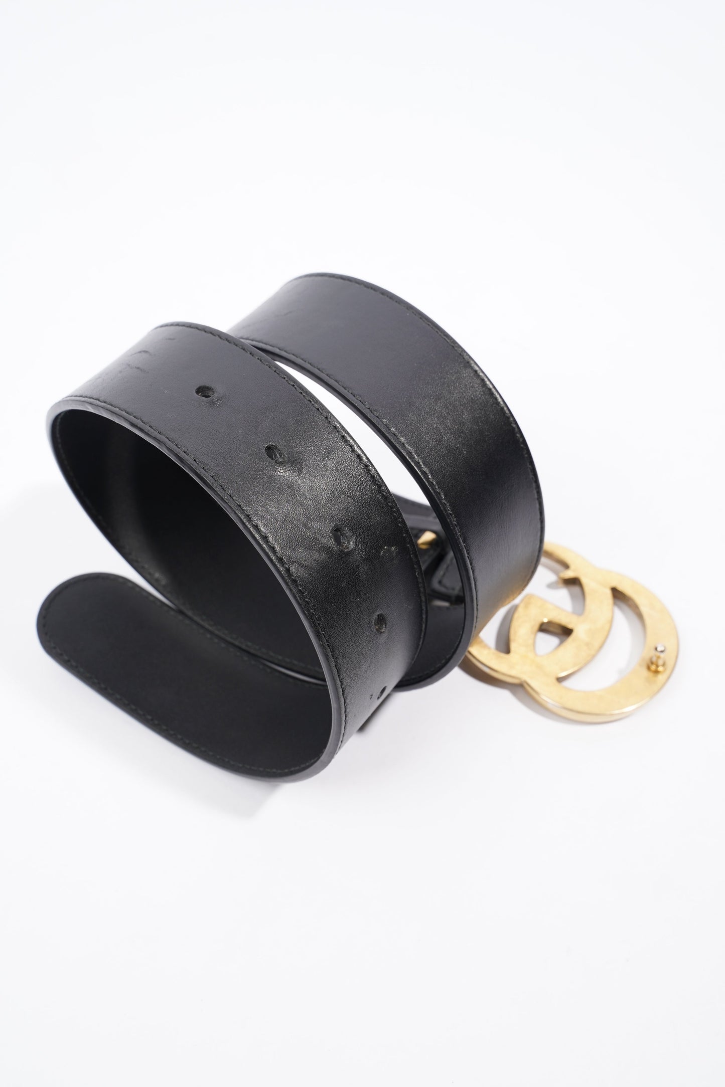 Gucci Marmont Belt Black Leather 70cm 28"