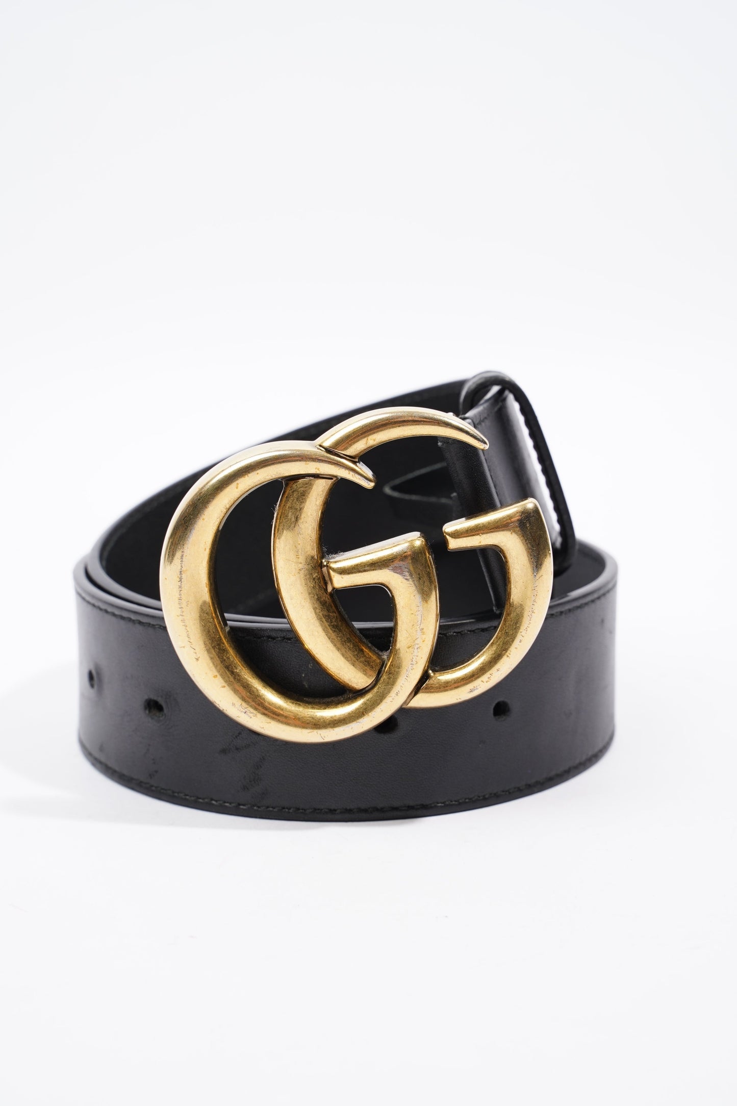 Gucci Marmont Belt Black Leather 70cm 28"