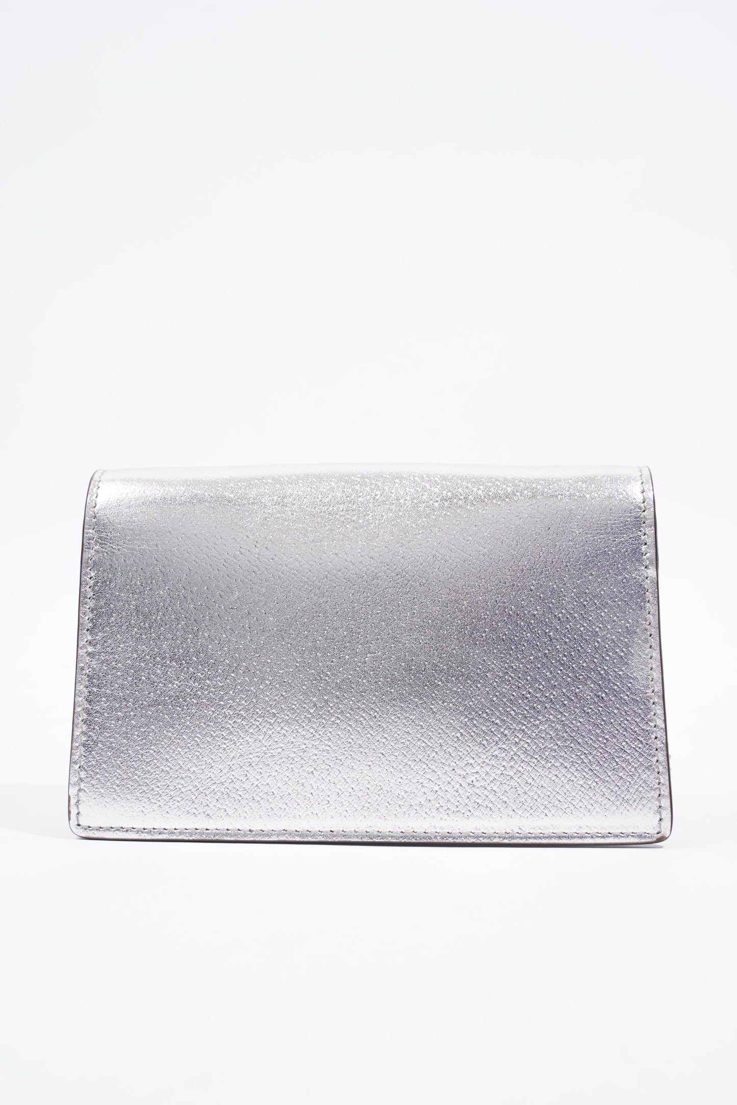 Gucci Dionysus Silver Leather Super Mini